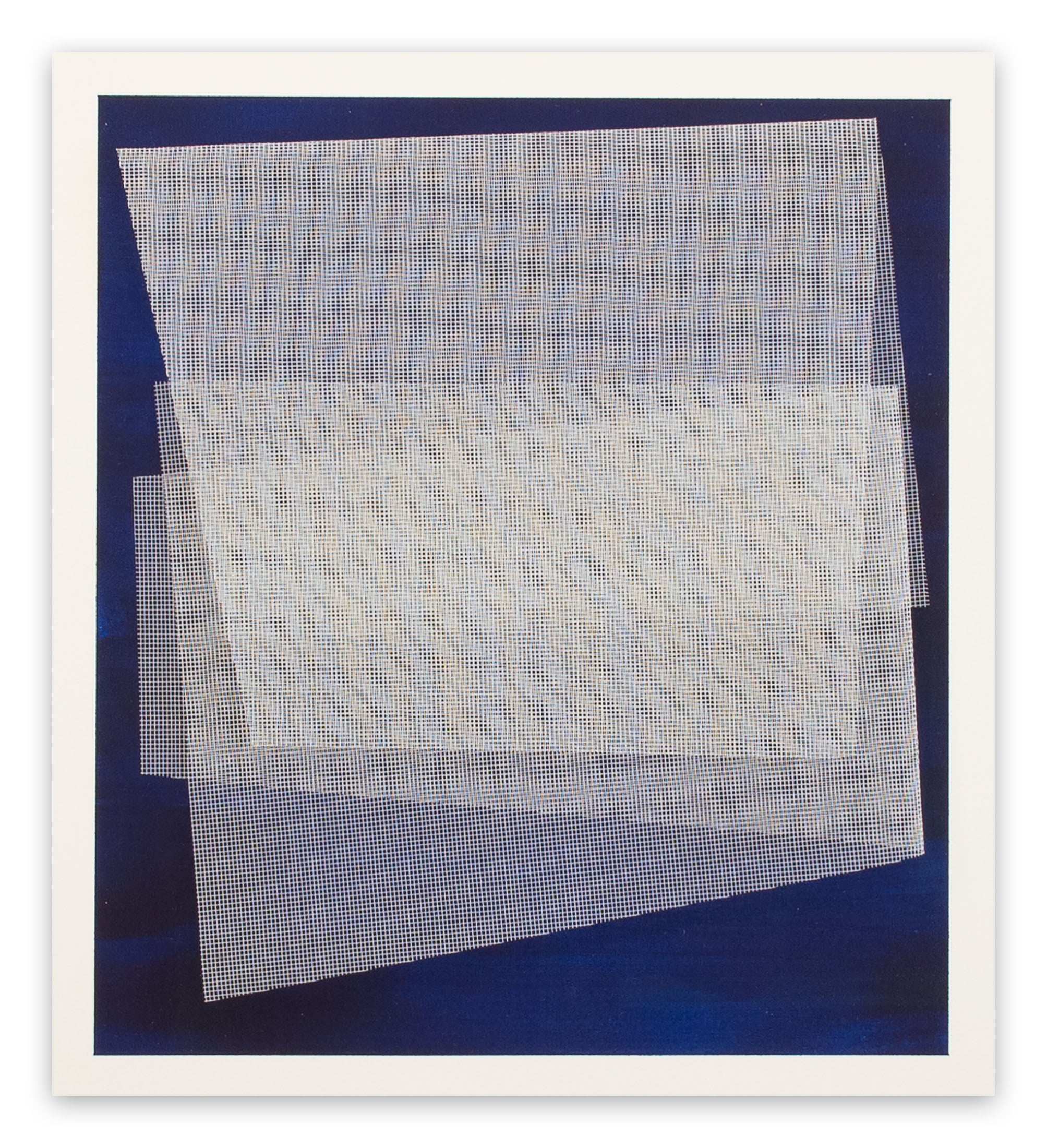 Moiré Prussian Blue