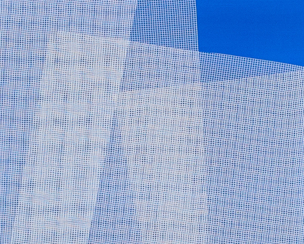 Moiré Azur Blue