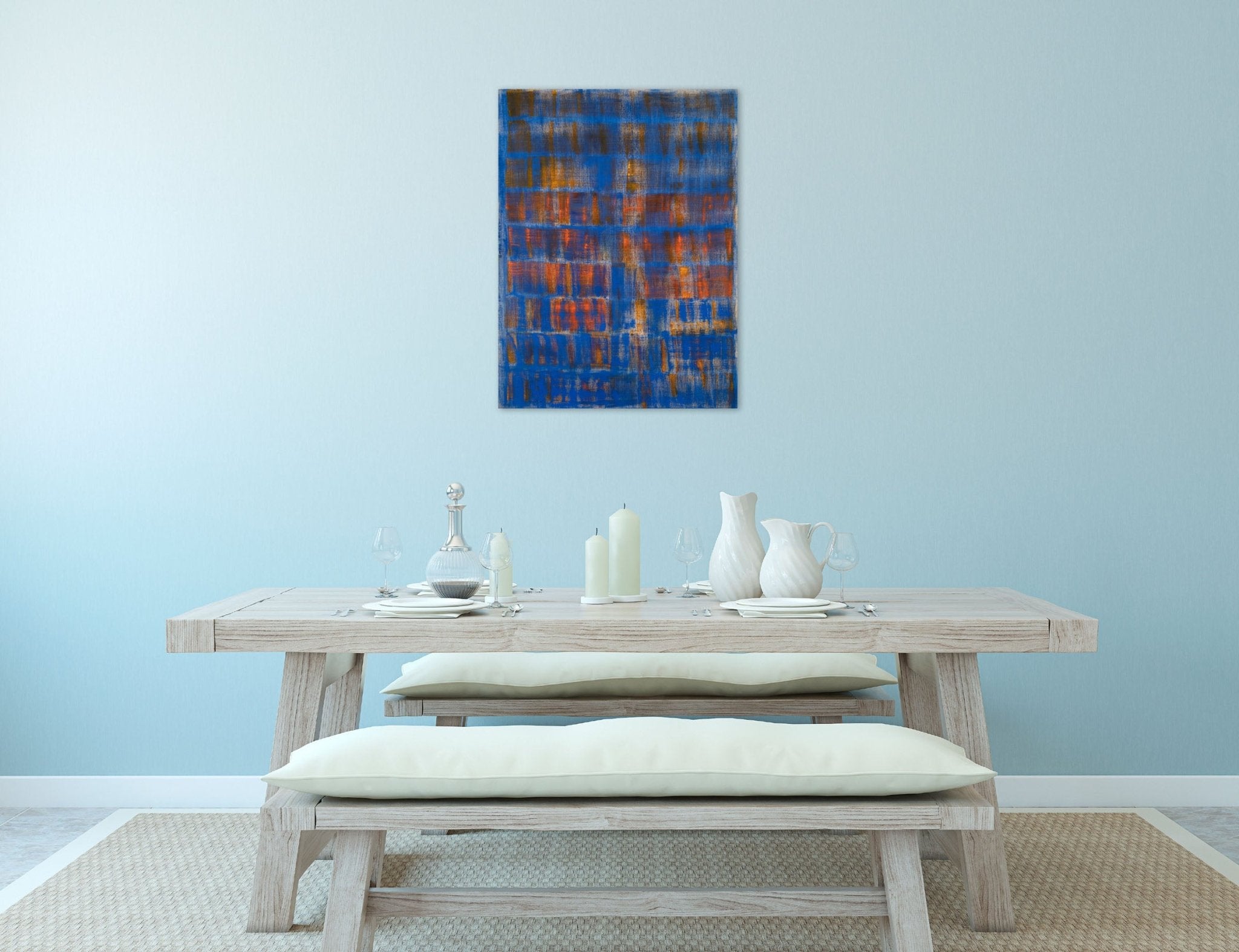 Fire and Ice - Emily Berger - Abstract Painting - Ideelart