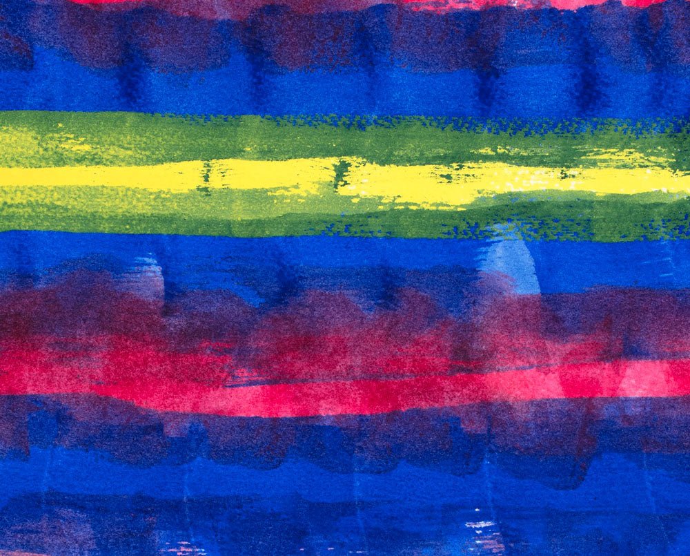 Ink 8 (Fraying) - Emily Berger - Abstract Painting - Ideelart