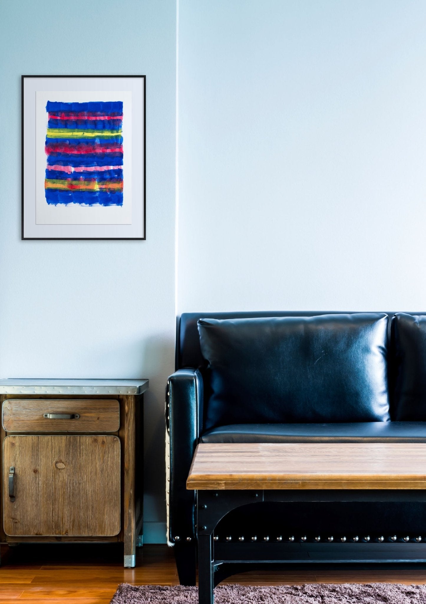 Ink 8 (Fraying) - Emily Berger - Abstract Painting - Ideelart