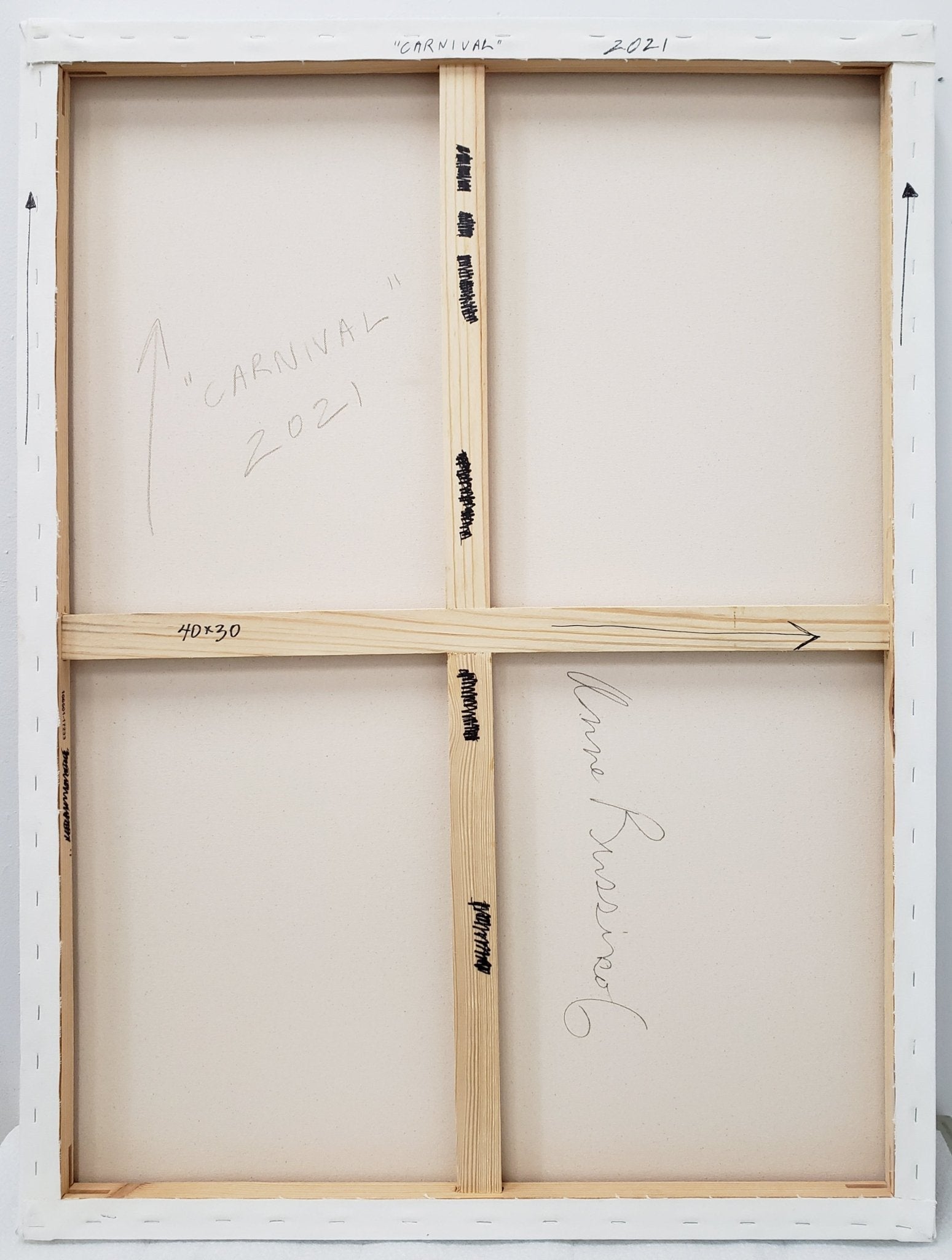 Carnival - Anne Russinof - Abstract Painting - Ideelart