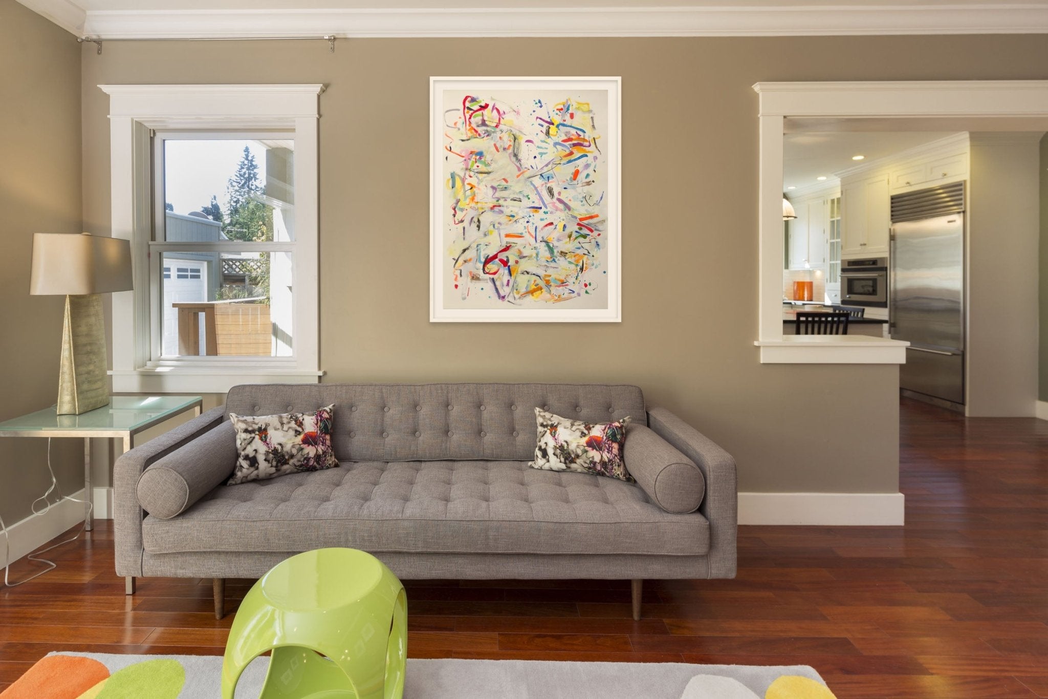 Windswept - Gina Werfel - Abstract Painting - Ideelart