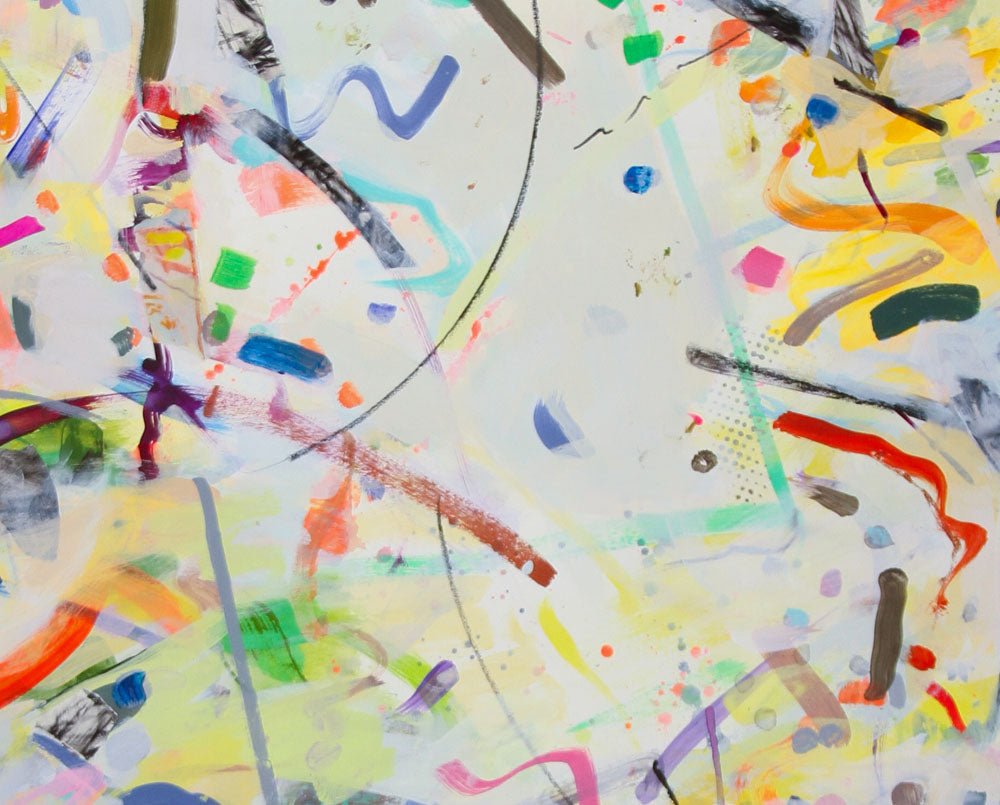 Angular Improvisation - Gina Werfel - Abstract Painting - Ideelart