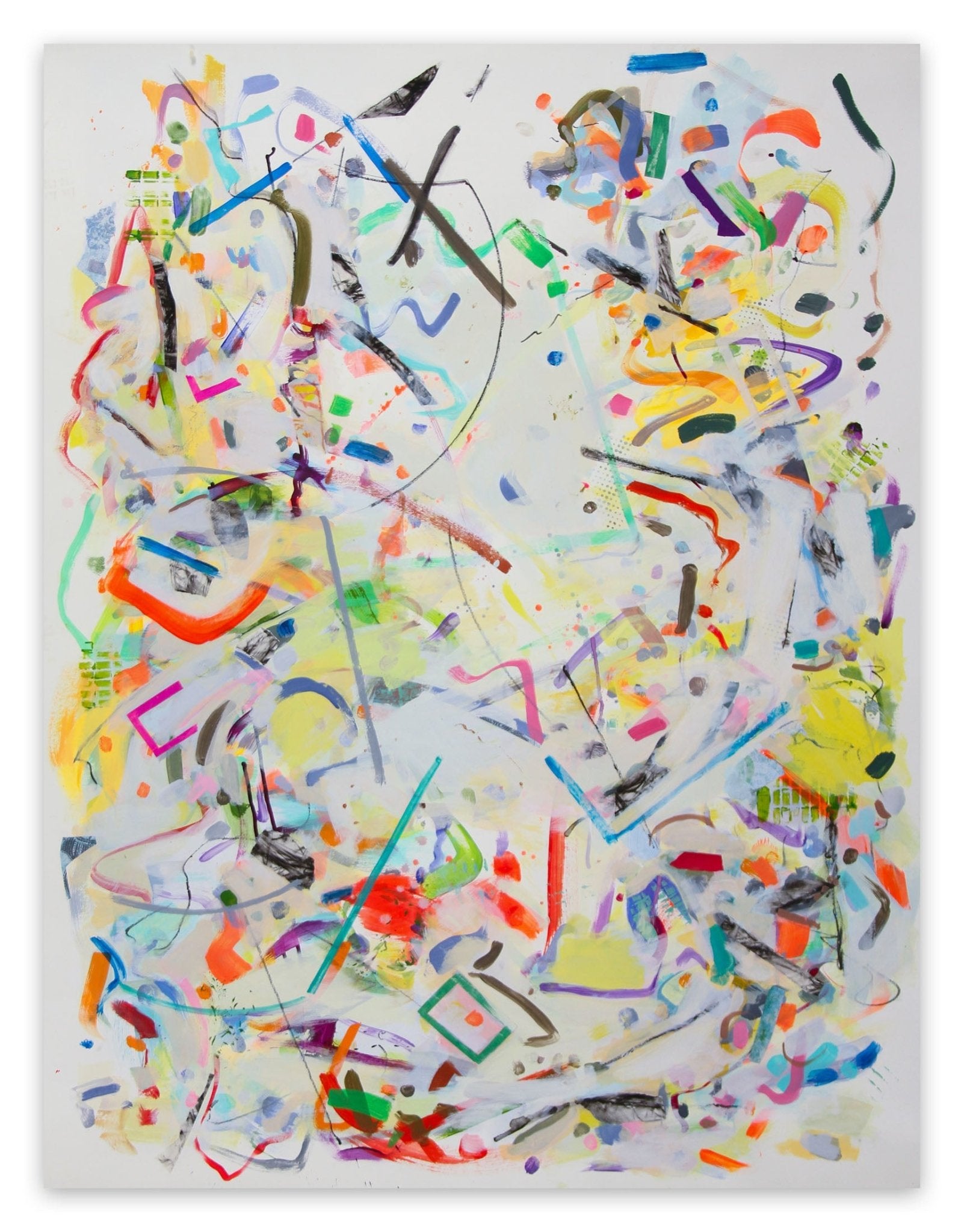 Angular Improvisation - Gina Werfel - Abstract Painting - Ideelart