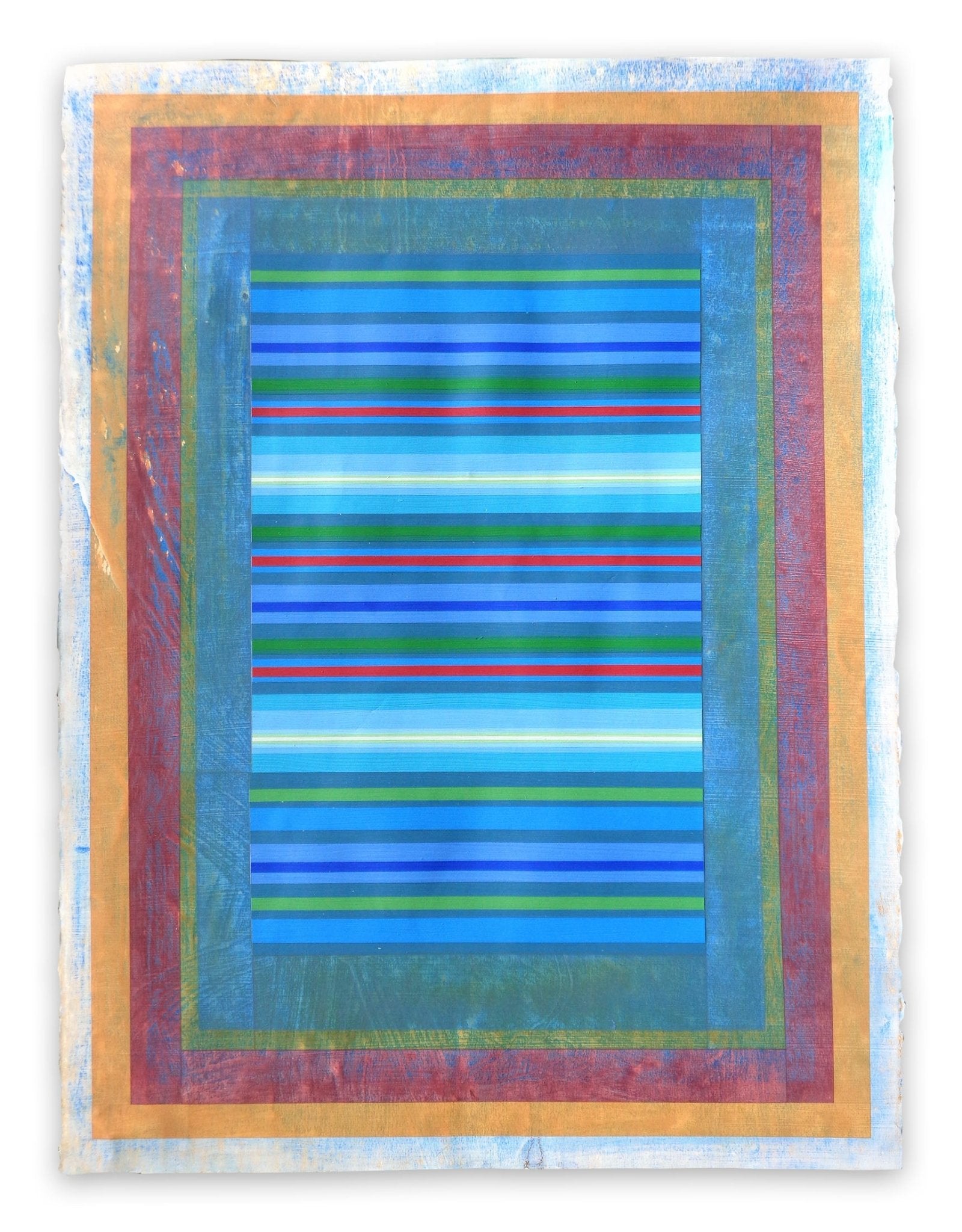 Organic Geometry (Fragrant Portals II) - Michael Barringer - Abstract Painting - Ideelart