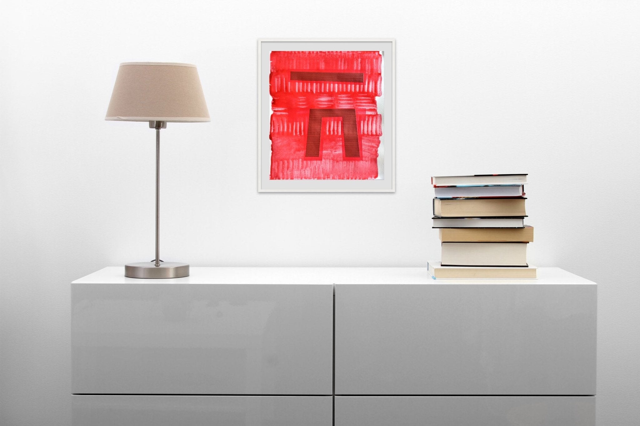 Liminal Icon (Monument I) - Michael Barringer - Abstract Painting - Ideelart