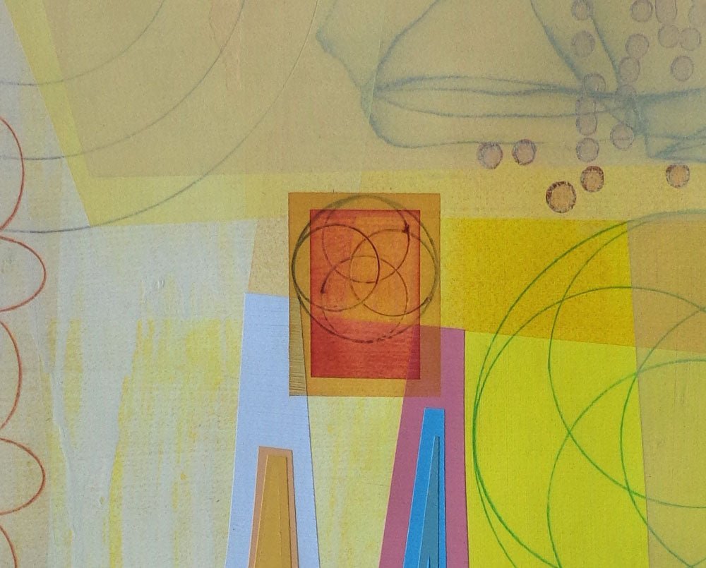 Sun Chant - Michael Barringer - Abstract Painting - Ideelart