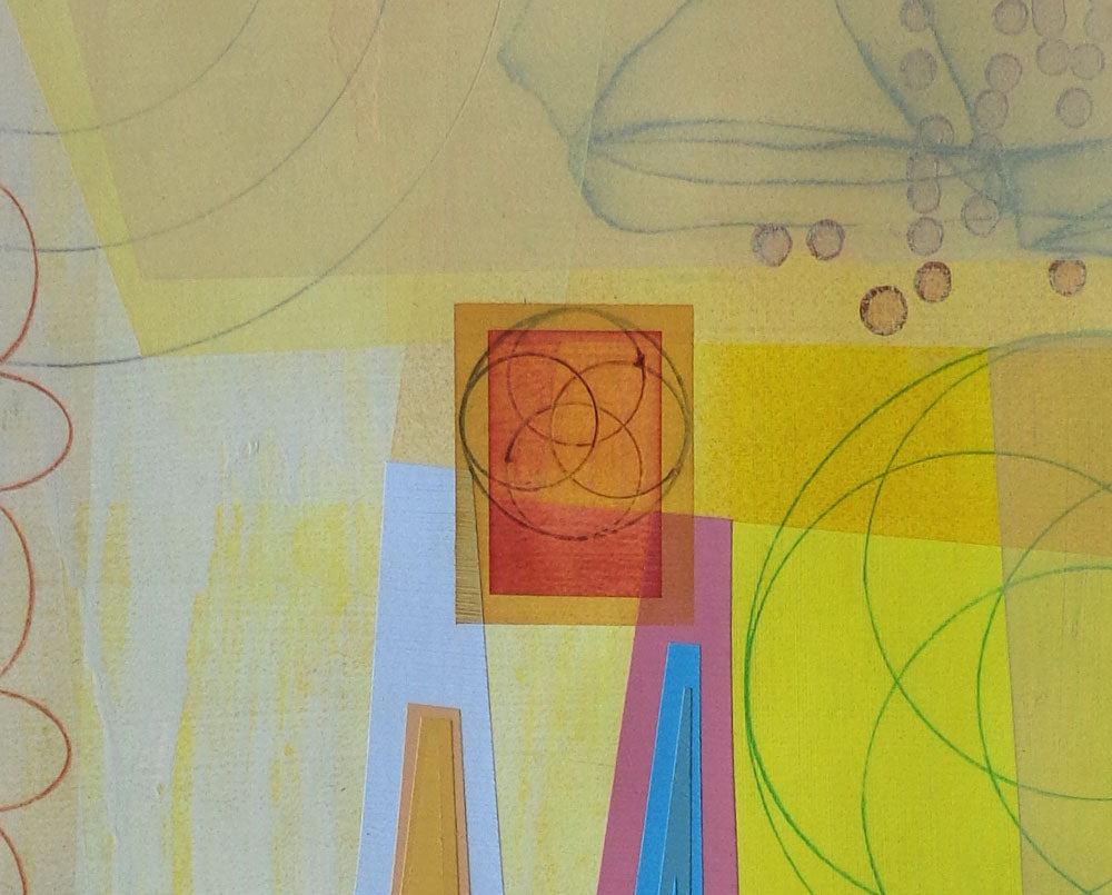 Sun Chant - Michael Barringer - Abstract Painting - Ideelart