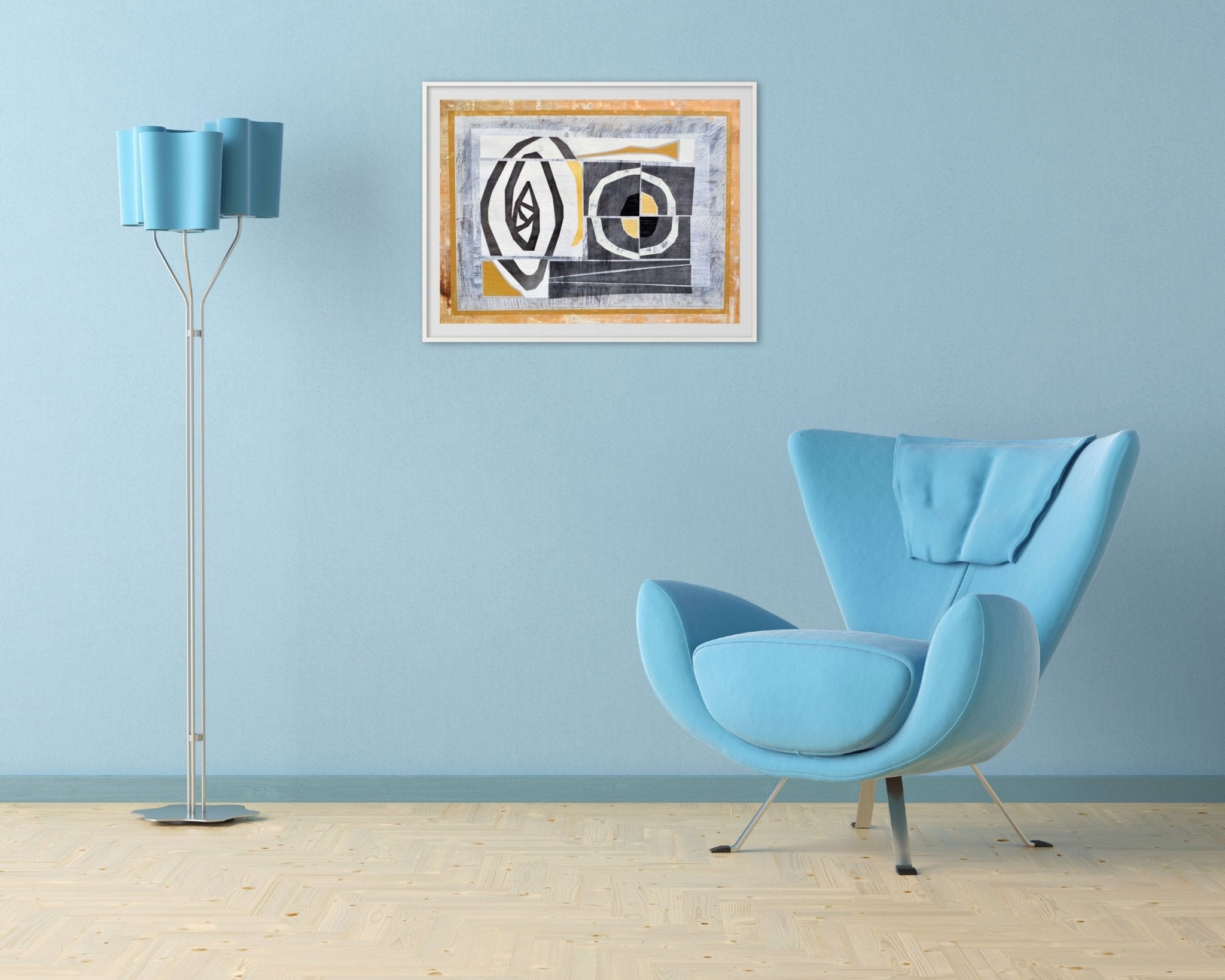 Newgrange Group II - Michael Barringer - Abstract Painting - Ideelart