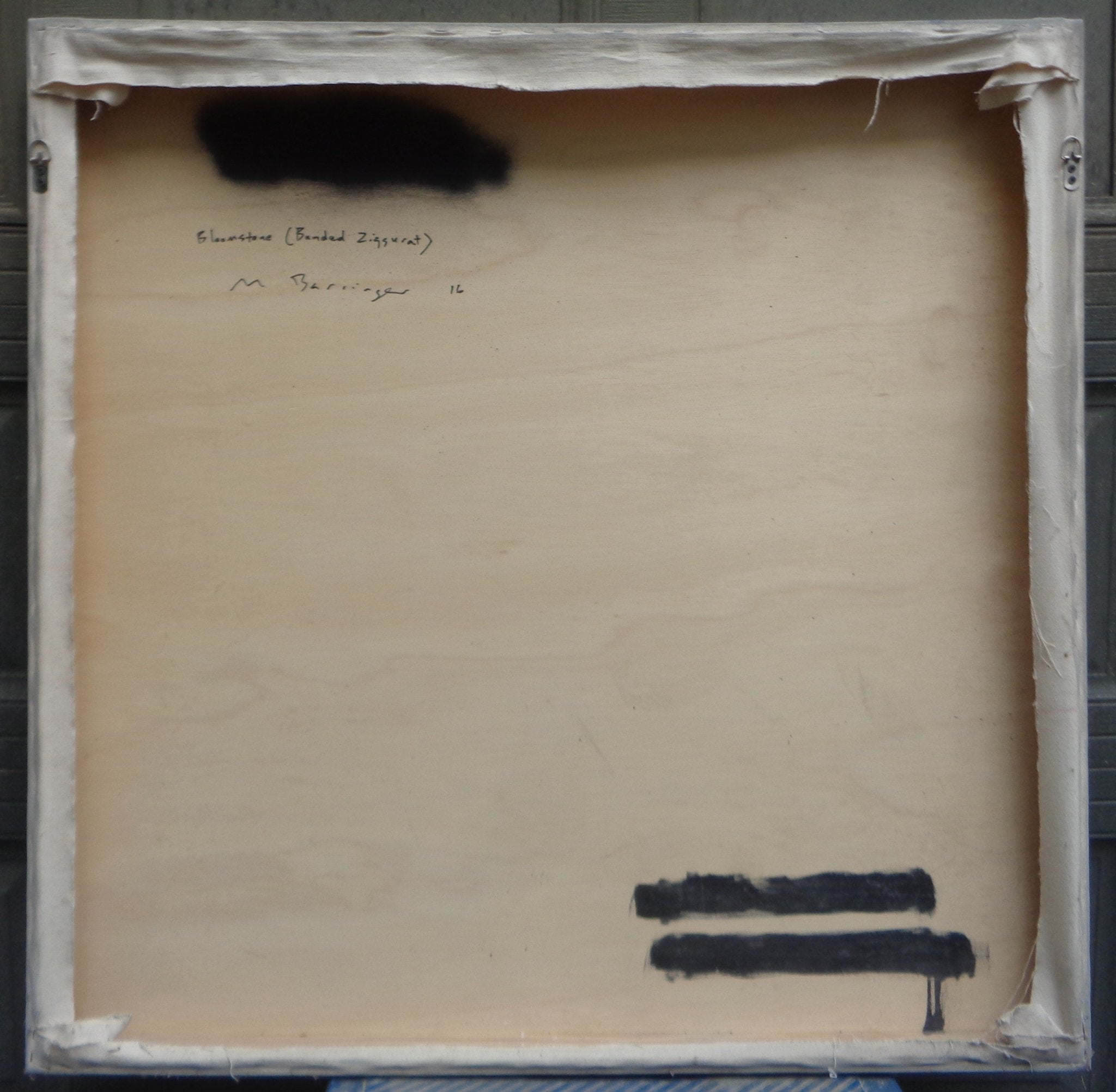 Bloomstone (Banded Ziggurat) - Michael Barringer - Abstract Painting - Ideelart