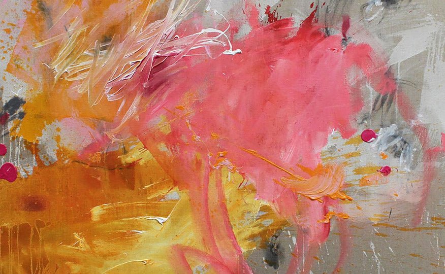 Solar storm - Daniela Schweinsberg - Abstract Painting - Ideelart