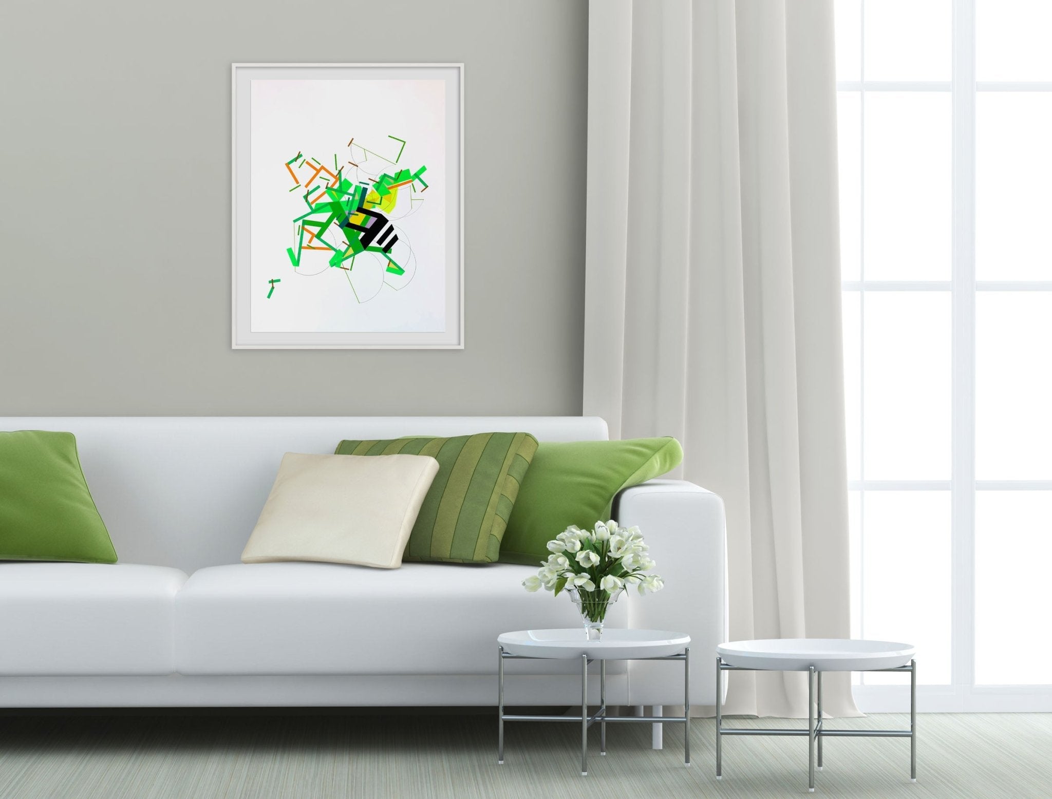 A Fiiane was Ilaand 7 - Philippe Halaburda - Abstract Painting - Ideelart