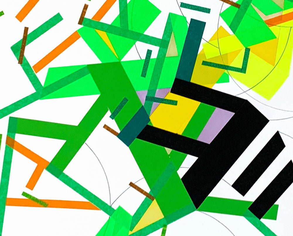 A Fiiane was Ilaand 7 - Philippe Halaburda - Abstract Painting - Ideelart