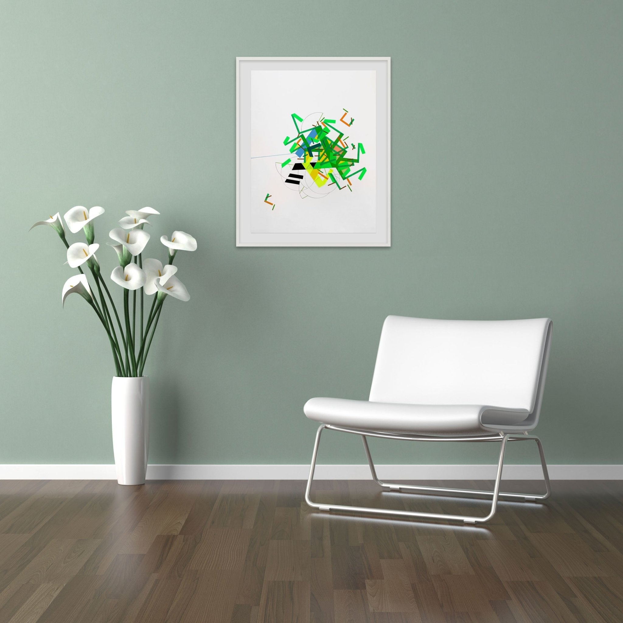 A Fiiane was Ilaand 8 - Philippe Halaburda - Abstract Painting - Ideelart