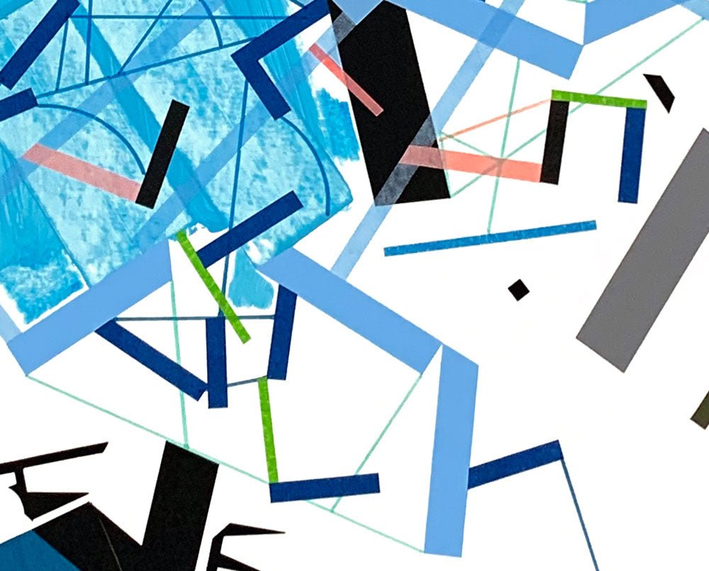 Dive Icehhi 1 - Philippe Halaburda - Abstract Painting - Ideelart