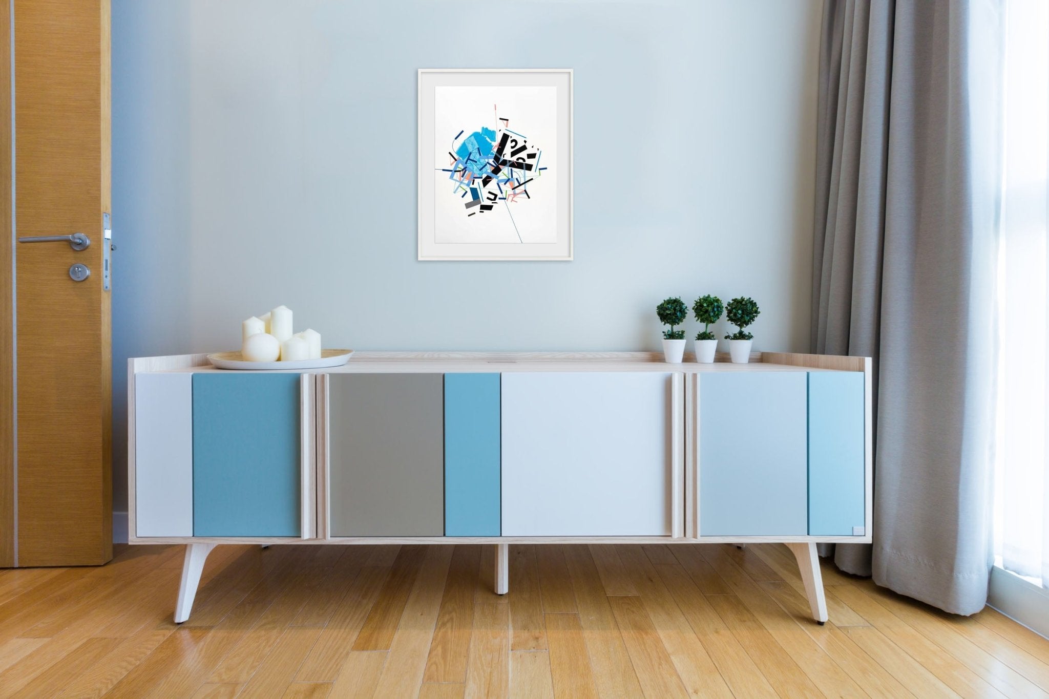 Dive Icehhi 6 - Philippe Halaburda - Abstract Painting - Ideelart