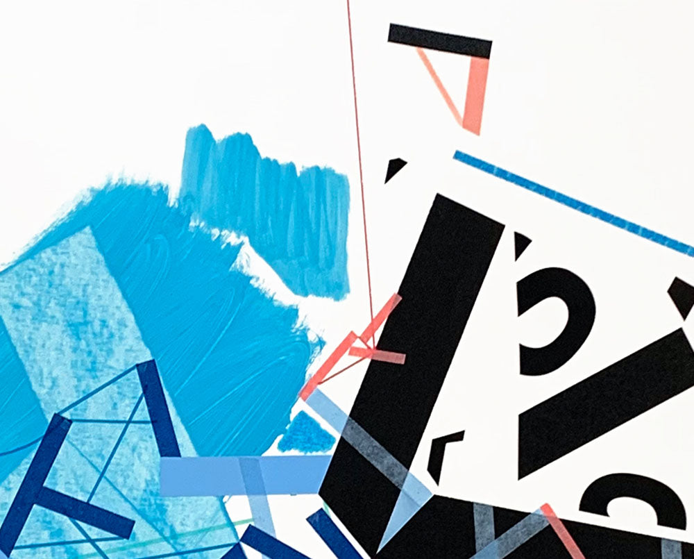 Dive Icehhi 6 - Philippe Halaburda - Abstract Painting - Ideelart