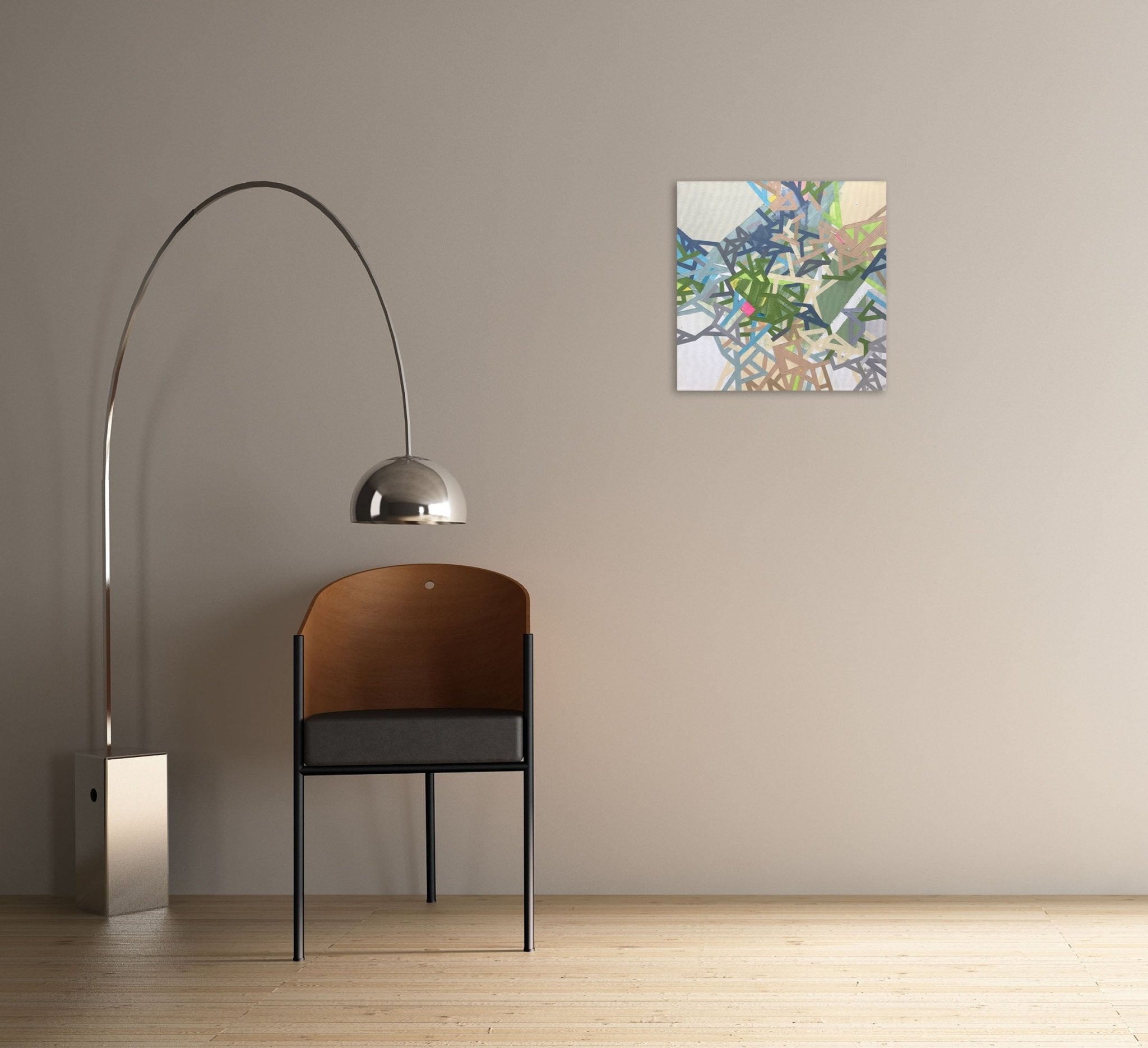 Enchantment Urduu - Philippe Halaburda - Abstract Painting - Ideelart