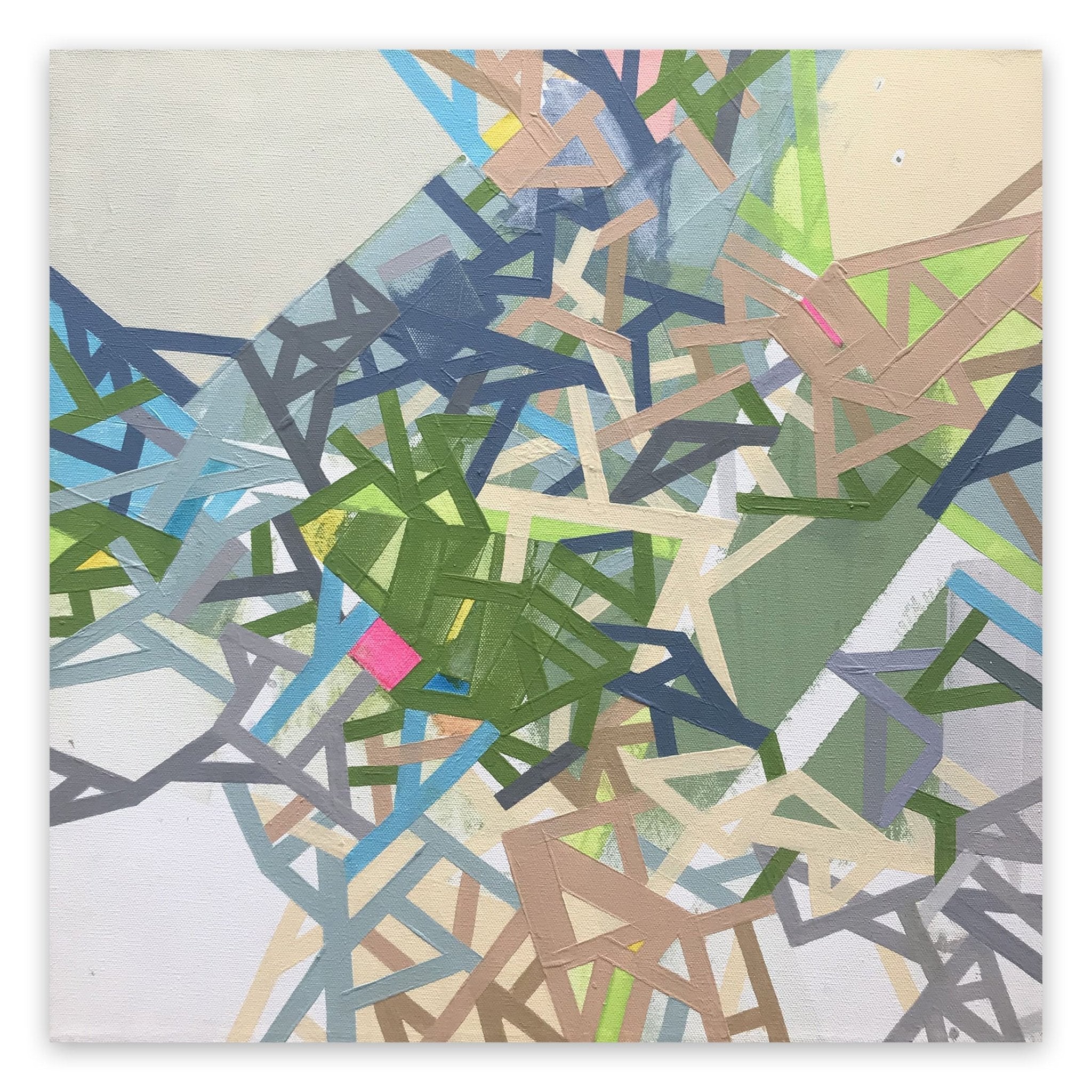 Enchantment Urduu - Philippe Halaburda - Abstract Painting - Ideelart