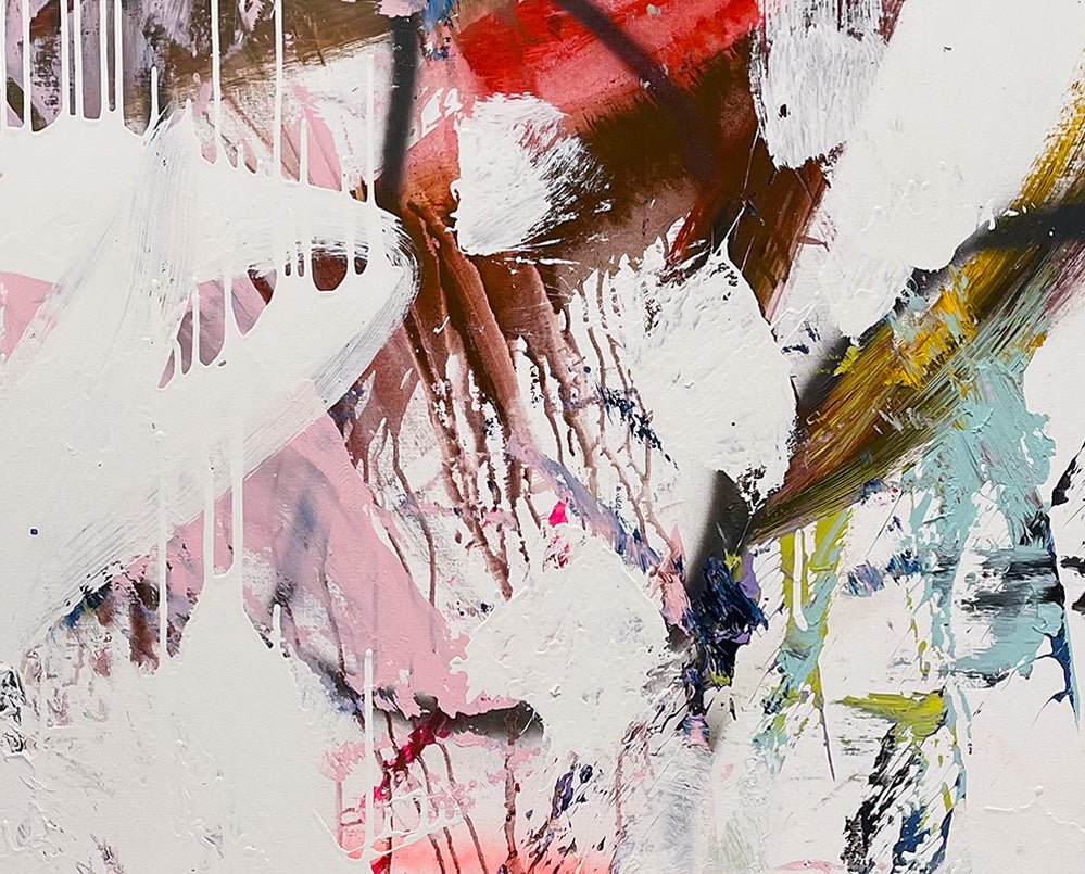 Licking An Orchid - Tommaso Fattovich - Abstract Painting - Ideelart