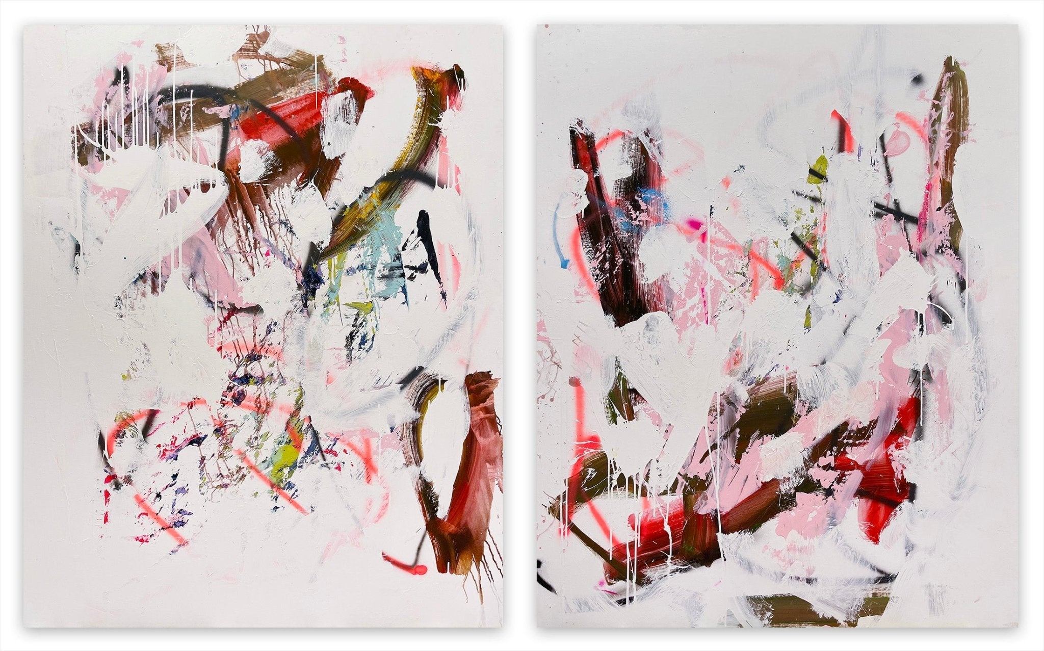 Licking An Orchid - Tommaso Fattovich - Abstract Painting - Ideelart