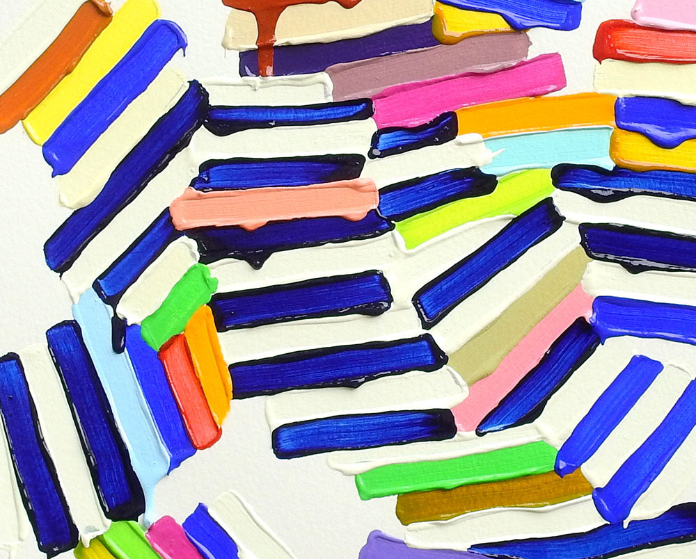 Pierced - Martina Nehrling - Abstract Painting - Ideelart