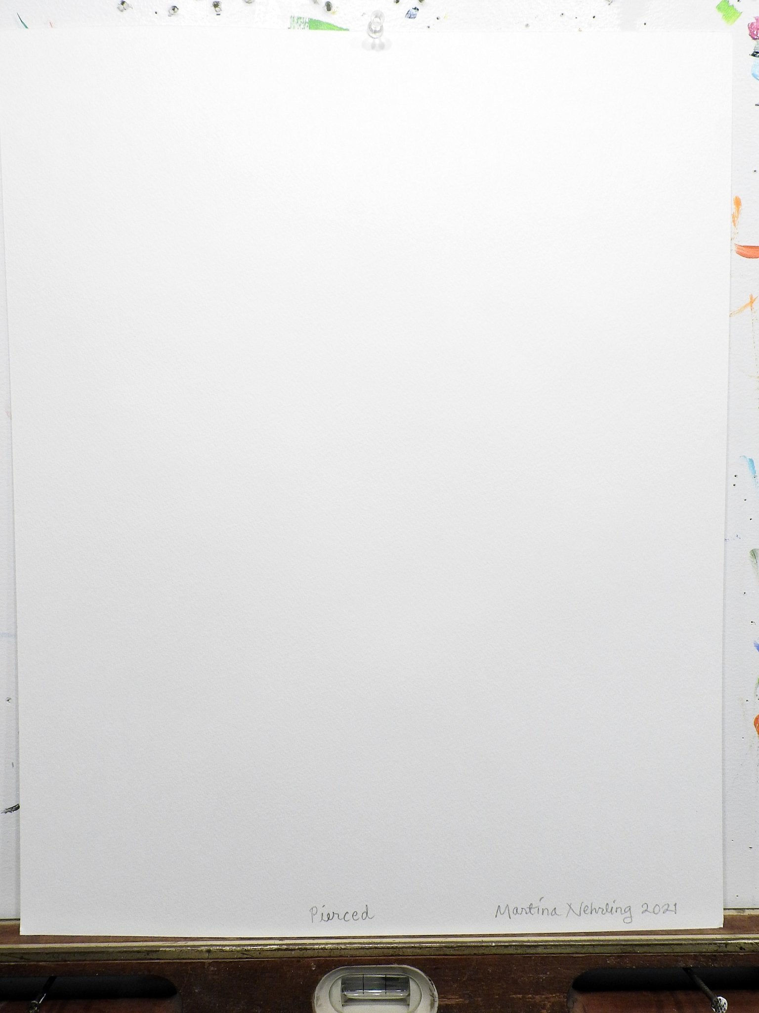 Pierced - Martina Nehrling - Abstract Painting - Ideelart