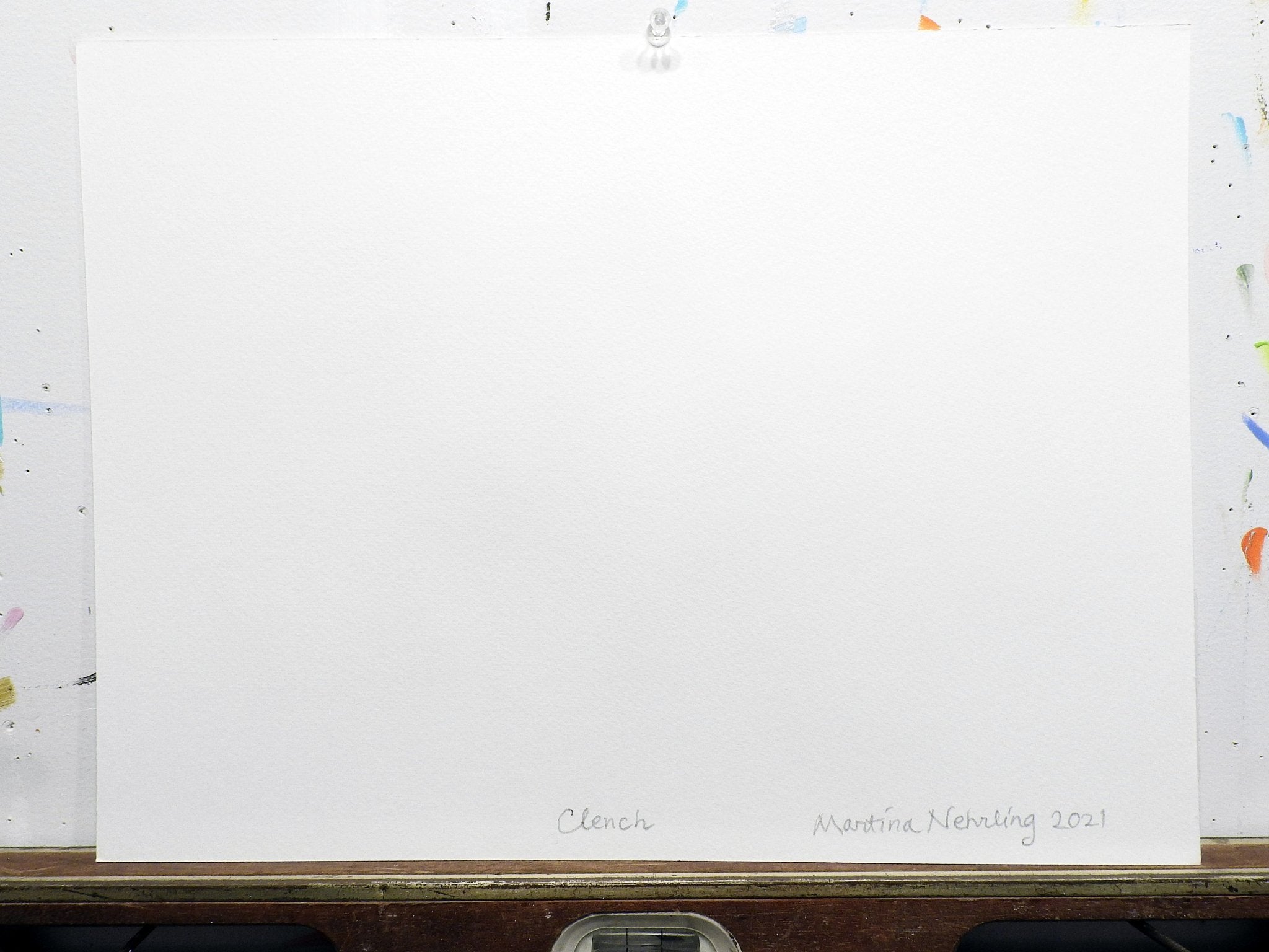 Clench - Martina Nehrling - Abstract Painting - Ideelart