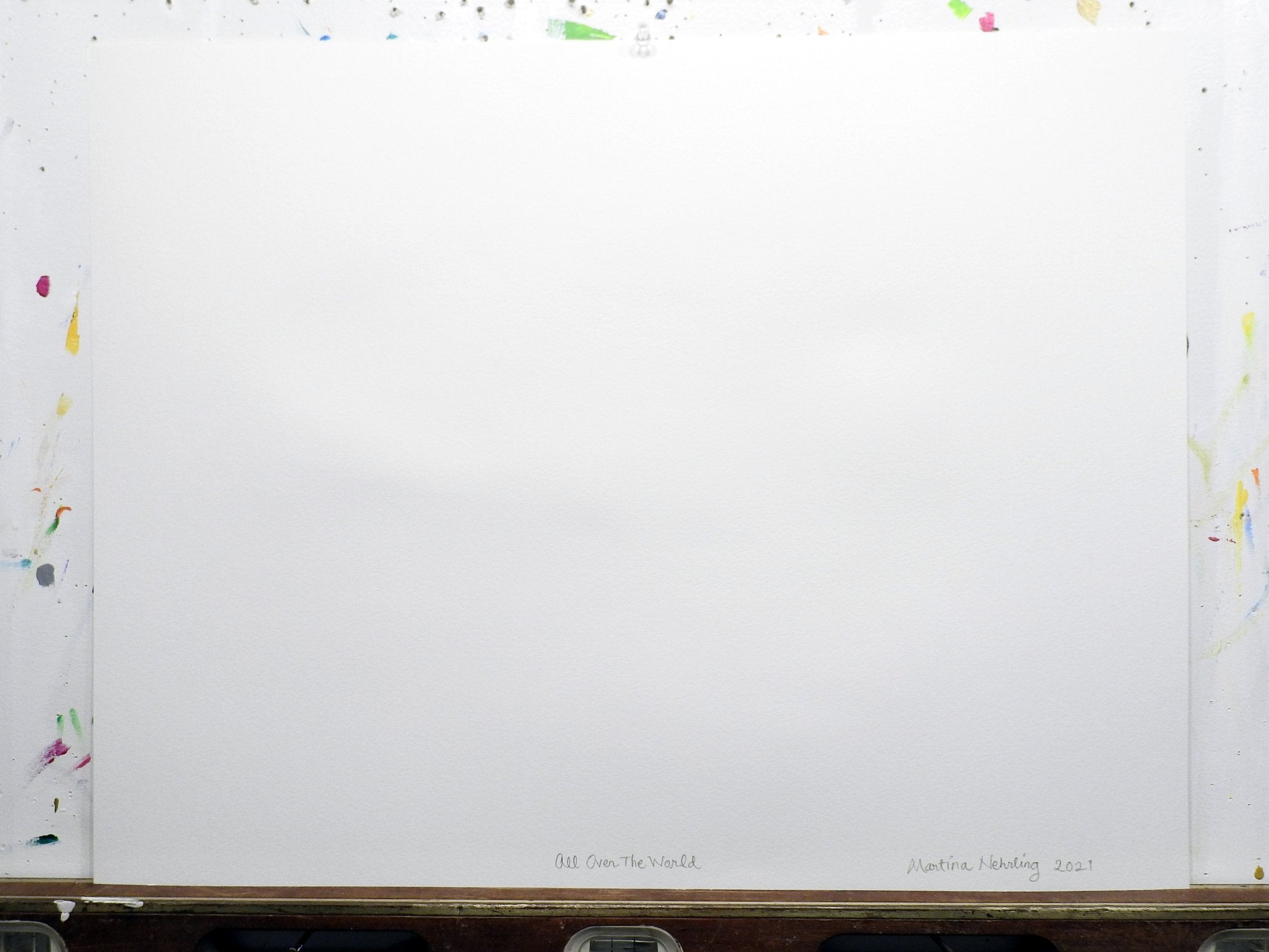 All over the world - Martina Nehrling - Abstract Painting - Ideelart