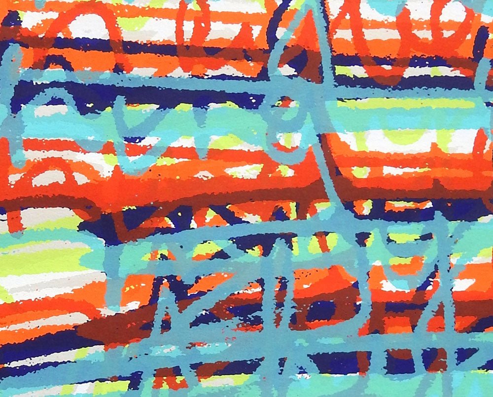 Maybe Maybe Maybe Hopefully - Martina Nehrling - Abstract Prints - Ideelart