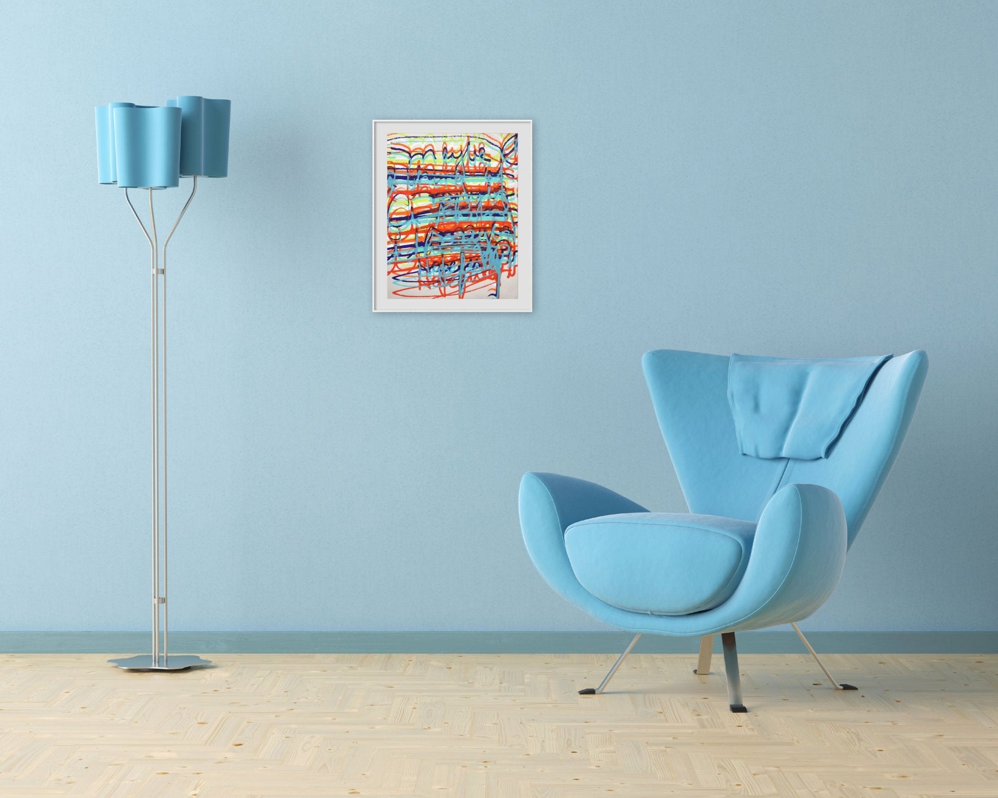 Maybe Maybe Maybe Hopefully - Martina Nehrling - Abstract Prints - Ideelart