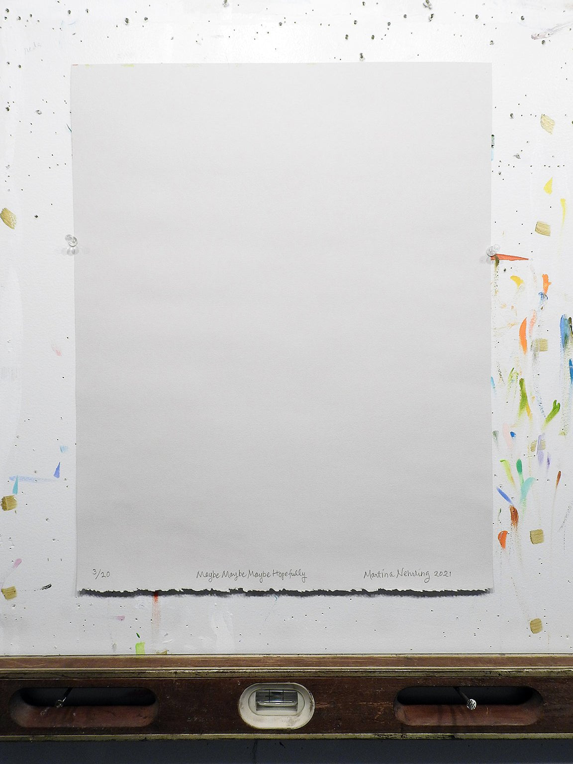 Maybe Maybe Maybe Hopefully - Martina Nehrling - Abstract Prints - Ideelart