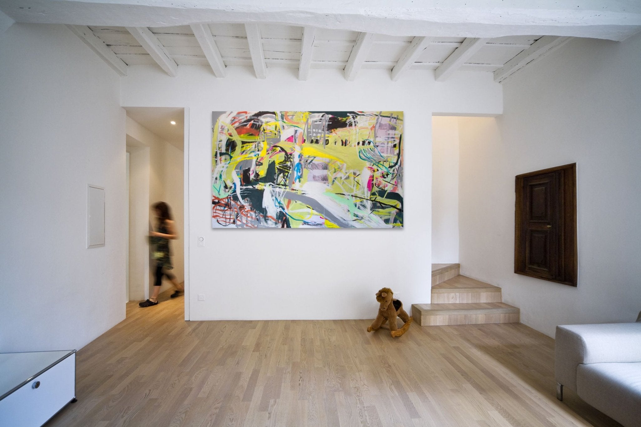 A Crapshot of Luck - Macha Poynder - Abstract Painting - Ideelart