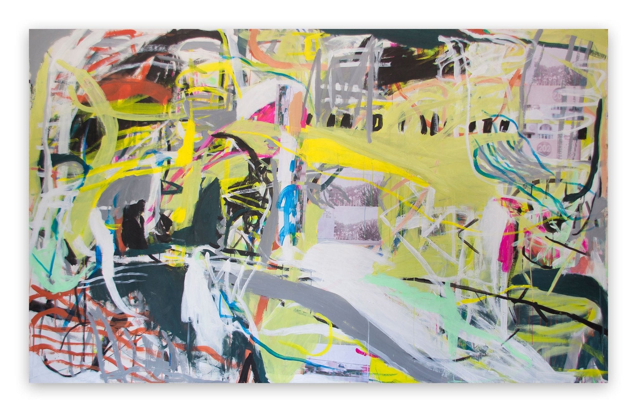 A Crapshot of Luck - Macha Poynder - Abstract Painting - Ideelart