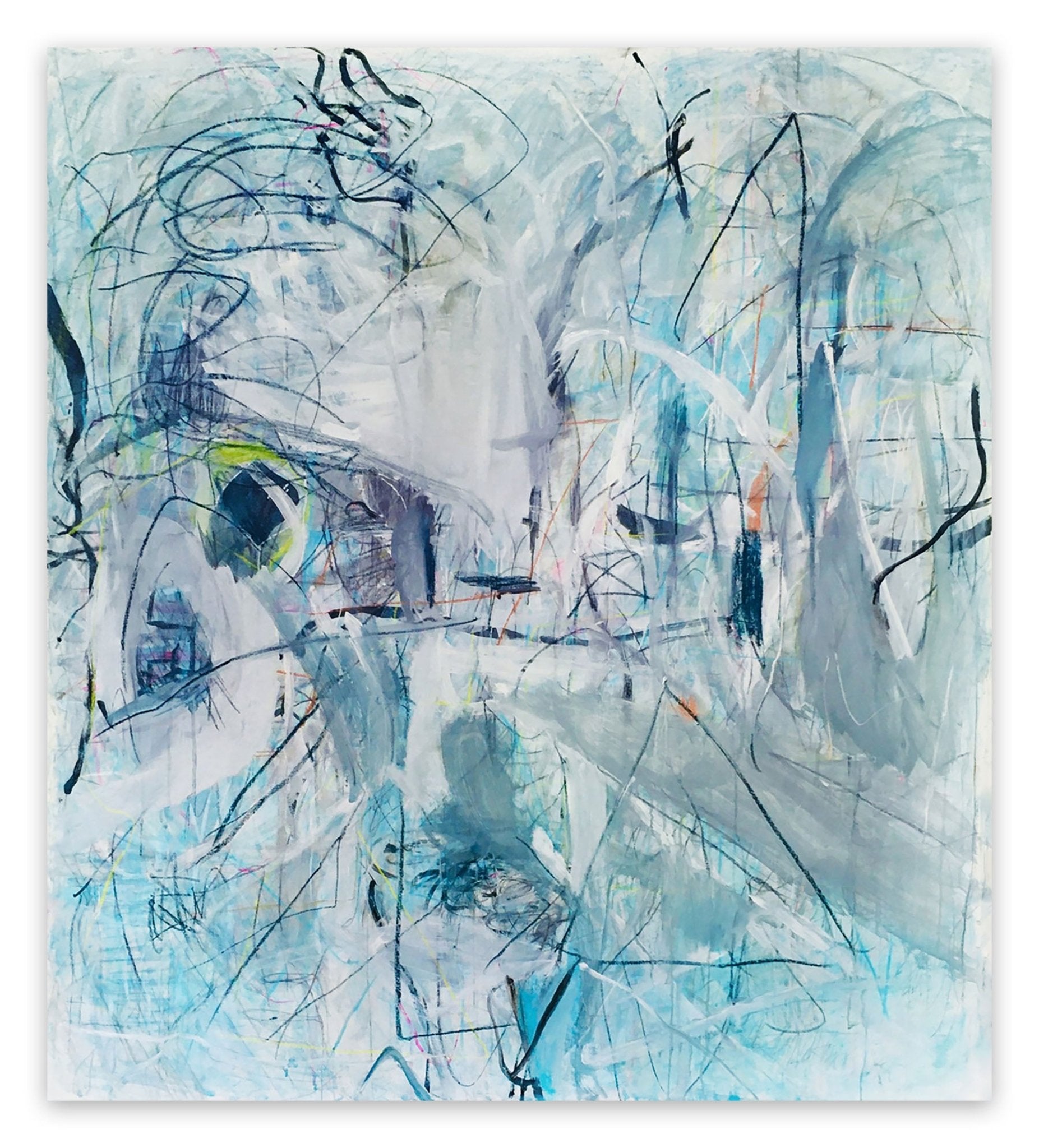 You Never Know Where it Starts - Macha Poynder - Abstract Painting - Ideelart