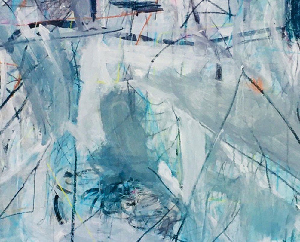 You Never Know Where it Starts - Macha Poynder - Abstract Painting - Ideelart