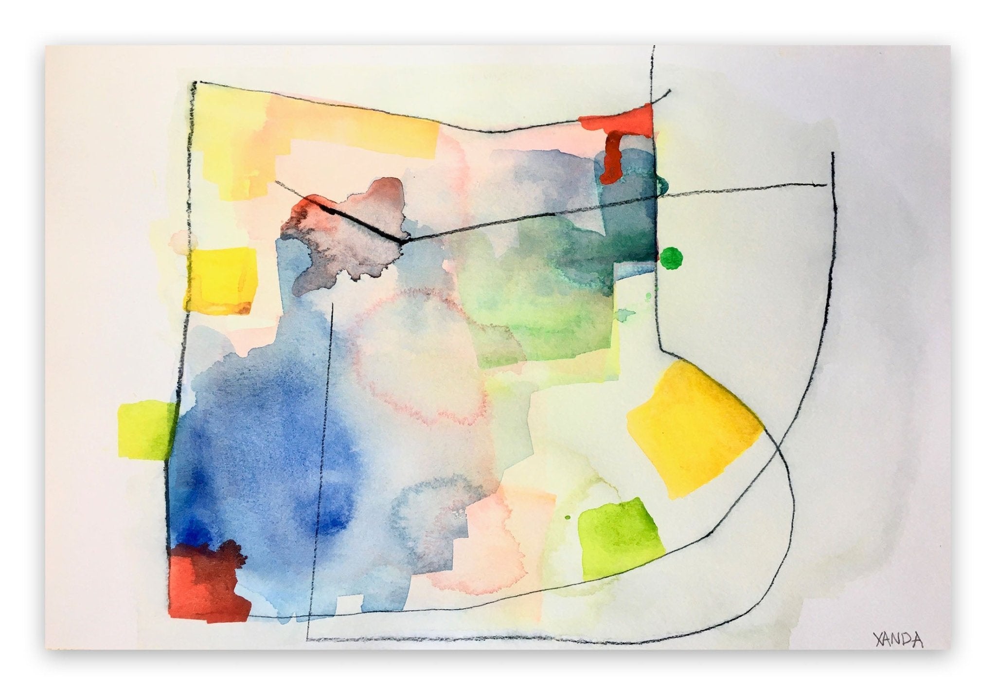 15 RV - Xanda McCagg - Abstract Painting - Ideelart