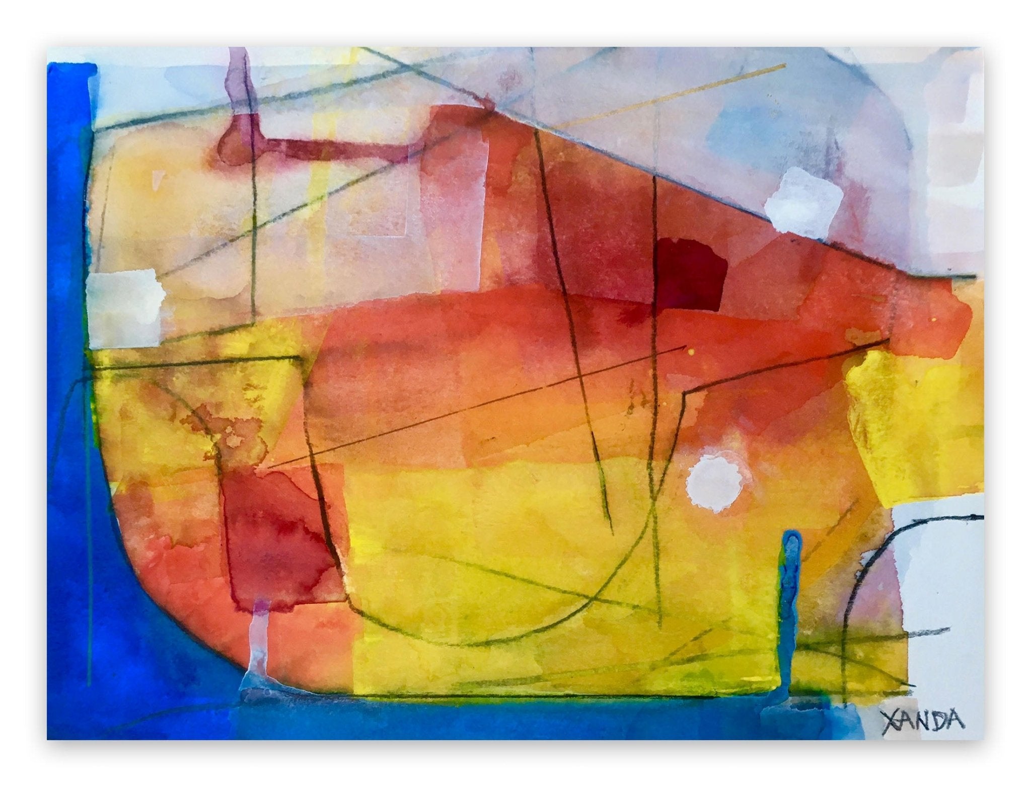 6RV - Xanda McCagg - Abstract Painting - Ideelart