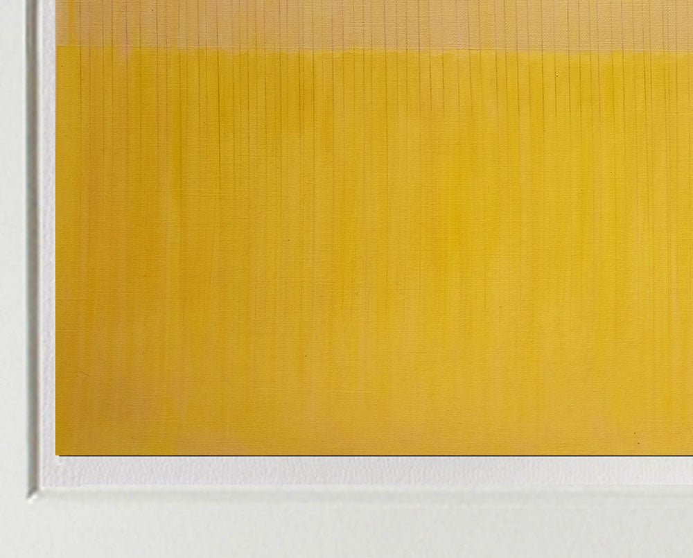 Linear Jaune - Janise Yntema - Abstract Painting - Ideelart