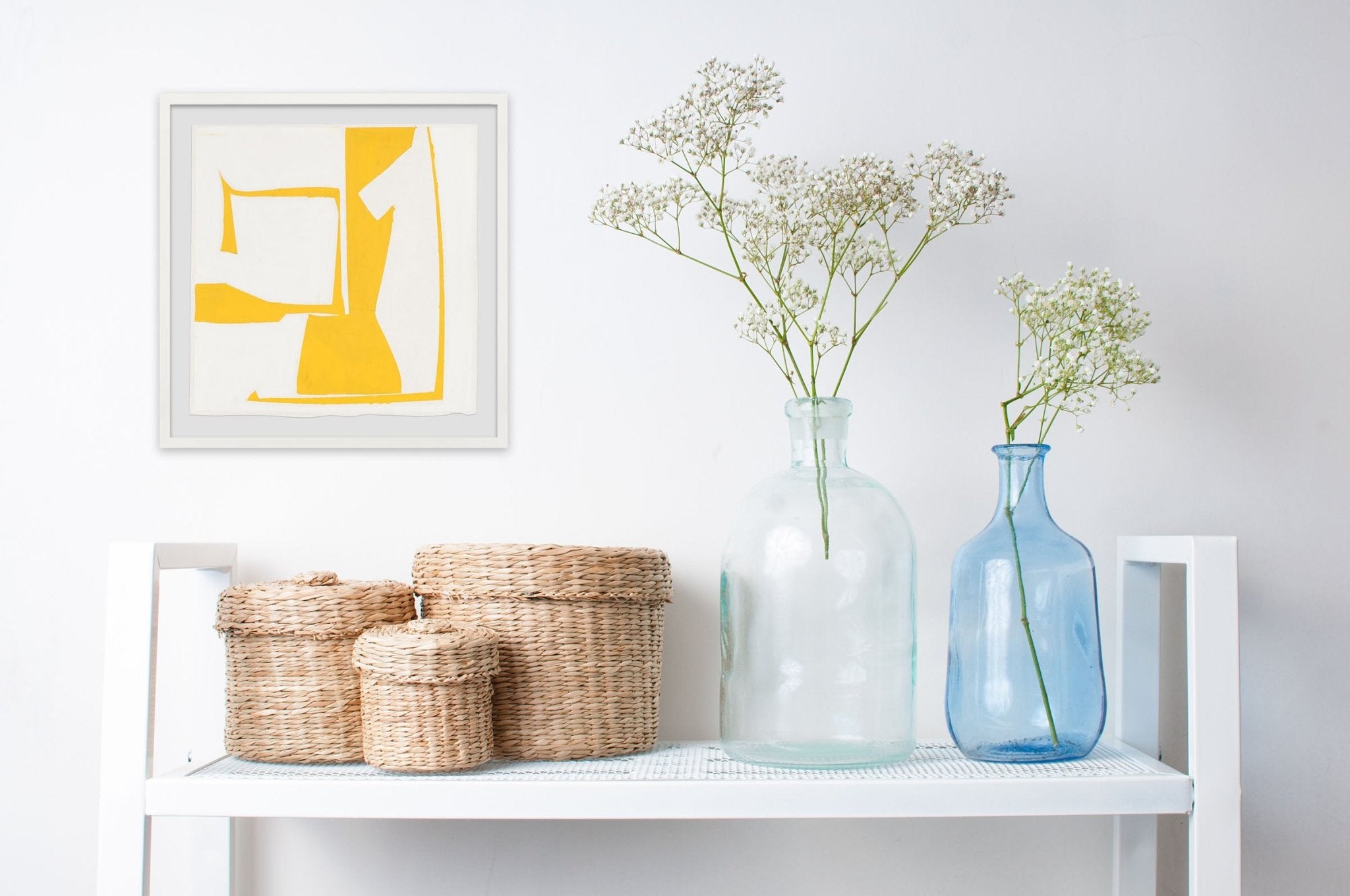 Covers 13 Yellow - Joanne Freeman - Abstract Painting - Ideelart