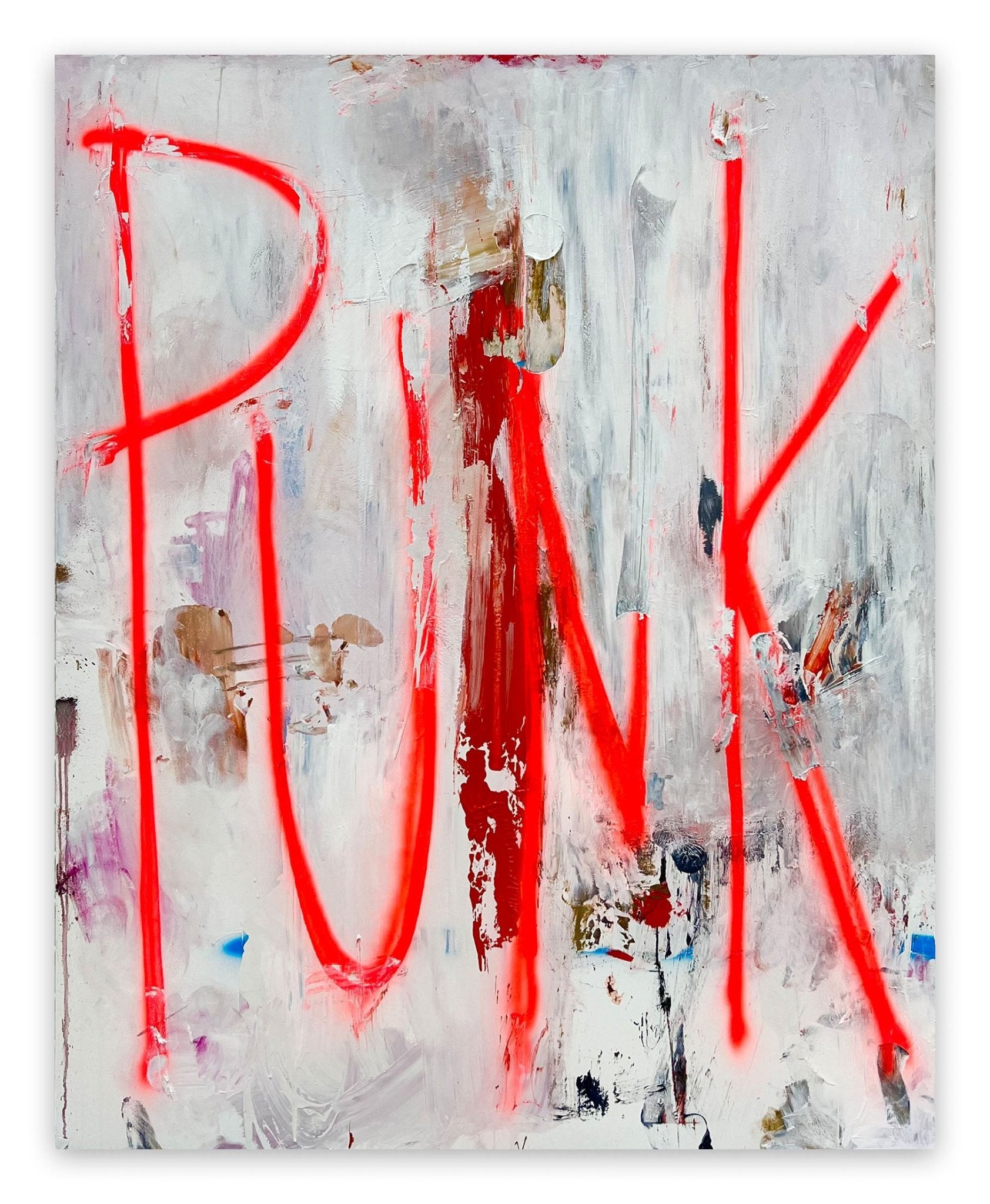 The Shape Of Punk To Come - Tommaso Fattovich - Abstract Painting - Ideelart