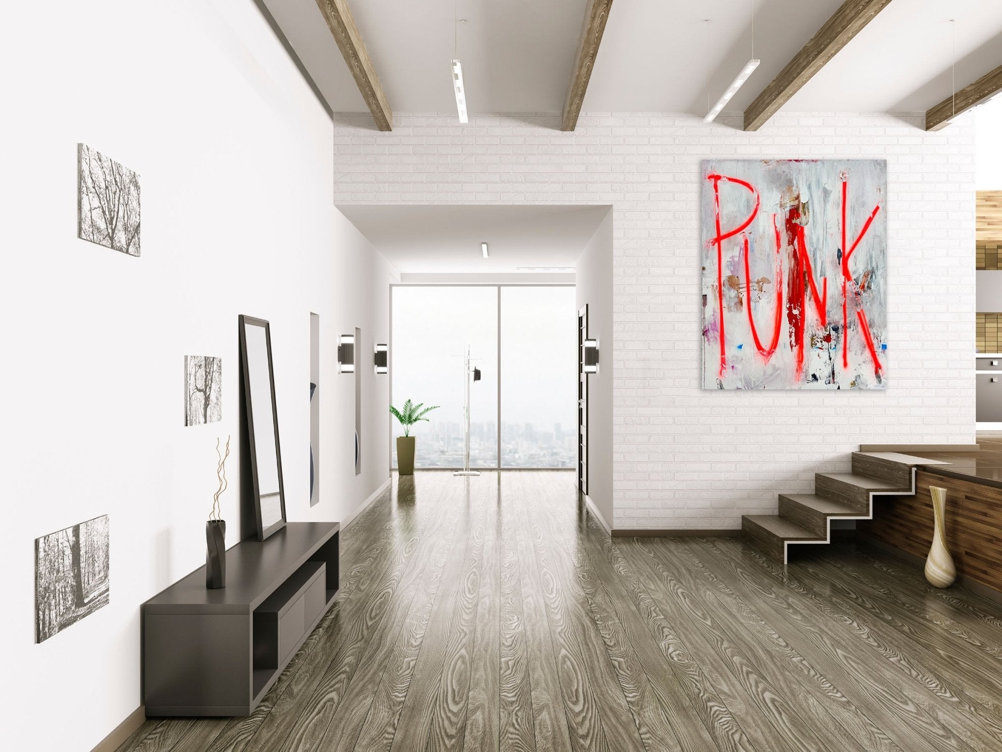 The Shape Of Punk To Come - Tommaso Fattovich - Abstract Painting - Ideelart