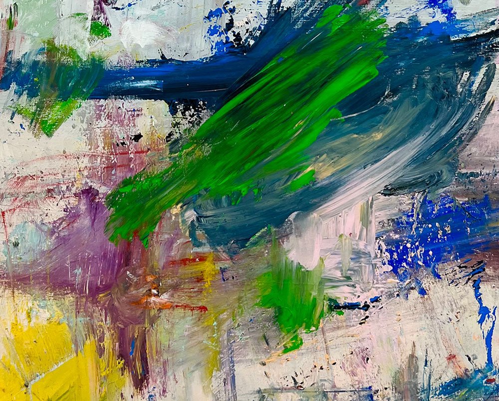 We can get gum - Tommaso Fattovich - Abstract Painting - Ideelart