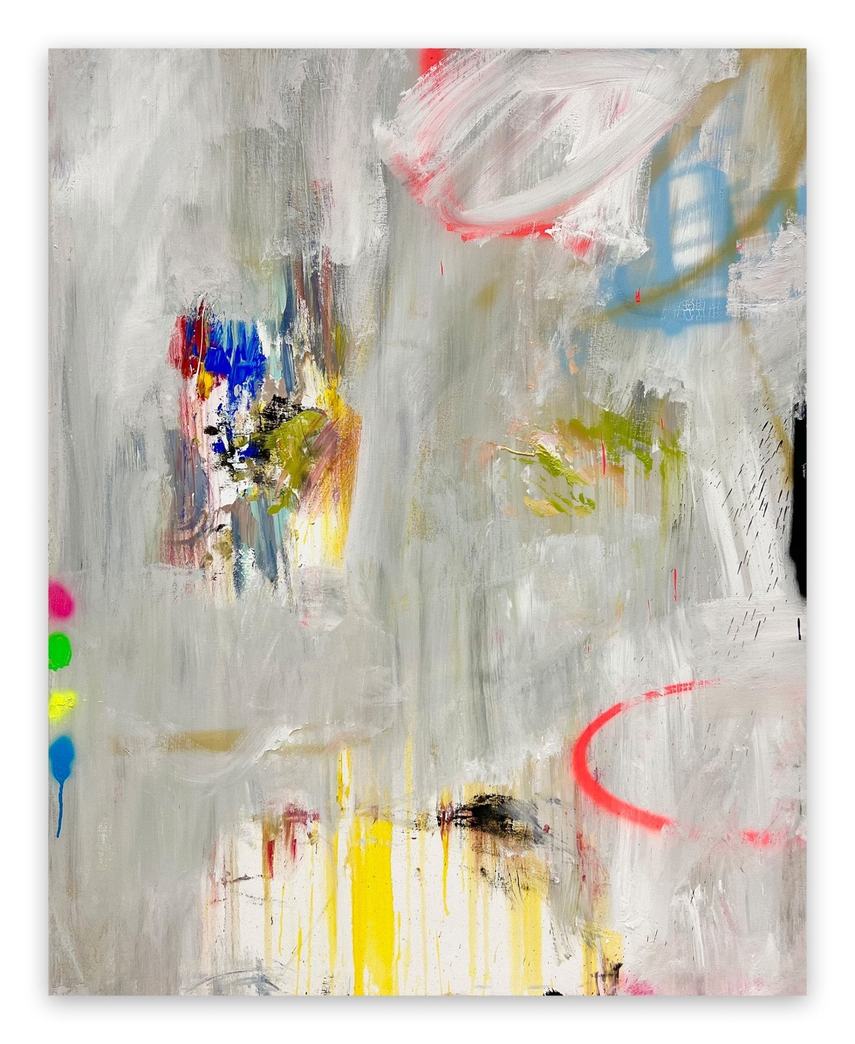 Swan Lingo - Tommaso Fattovich - Abstract Painting - Ideelart