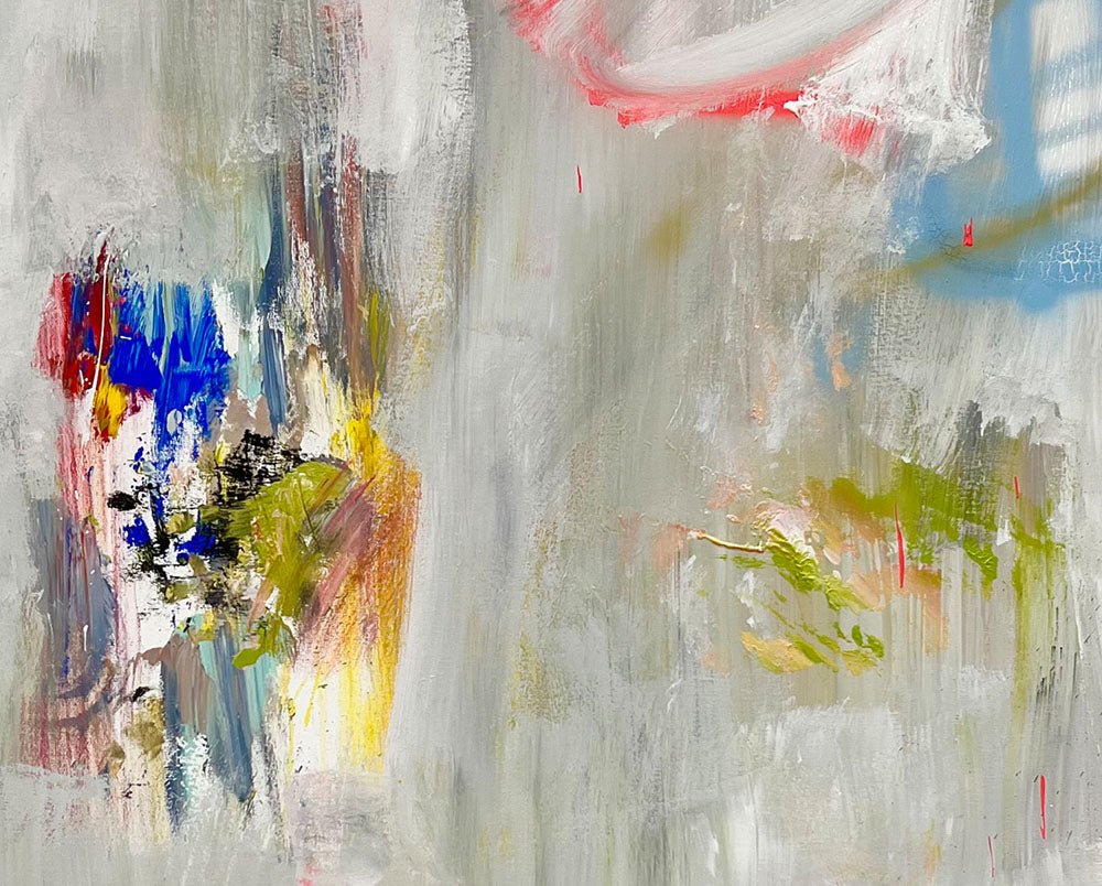 Swan Lingo - Tommaso Fattovich - Abstract Painting - Ideelart