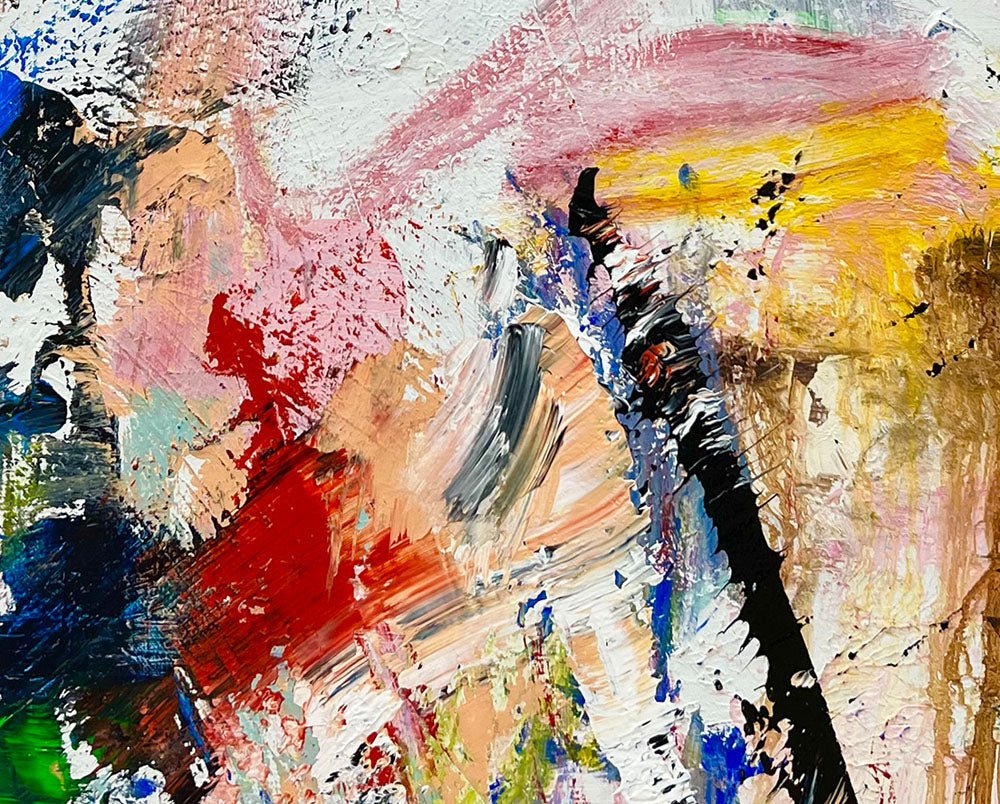 Girl from Newcastle - Tommaso Fattovich - Abstract Painting - Ideelart