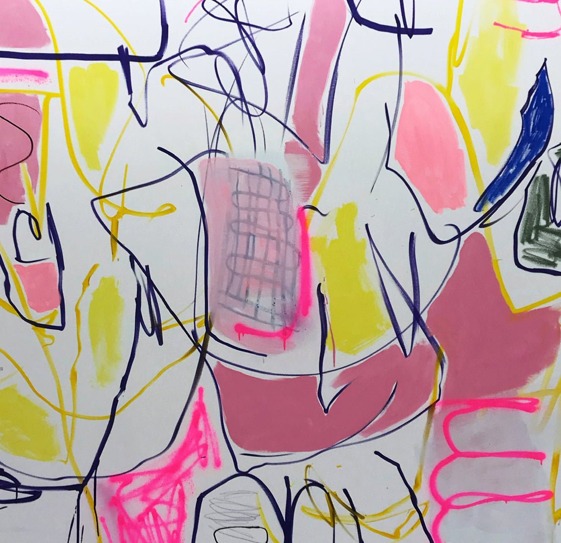 Living the high life - Manuela Karin Knaut - Abstract Painting - Ideelart