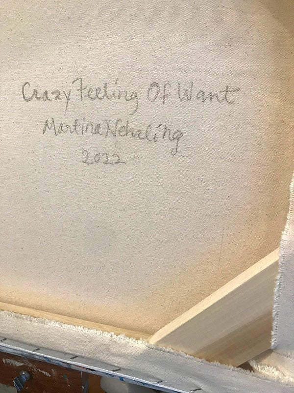 Cracked Up - Martina Nehrling - Abstract Painting - Ideelart