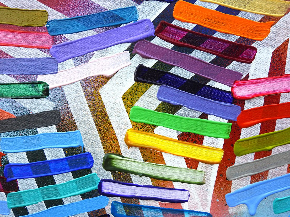 Cracked Up - Martina Nehrling - Abstract Painting - Ideelart